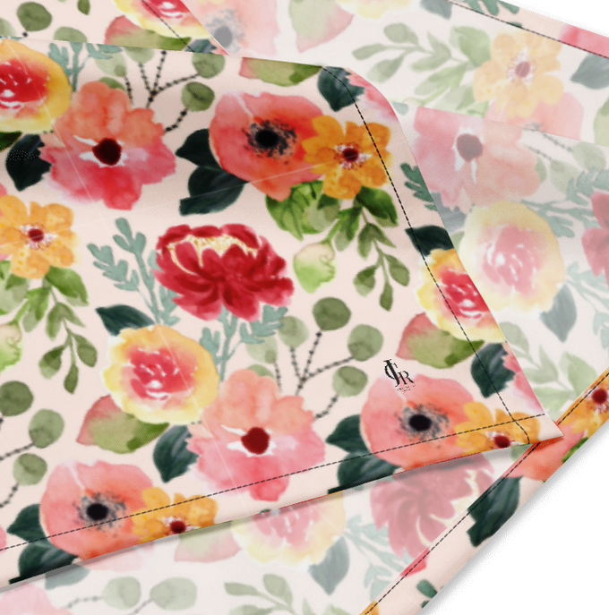 JCR® Floral All-over print bandana