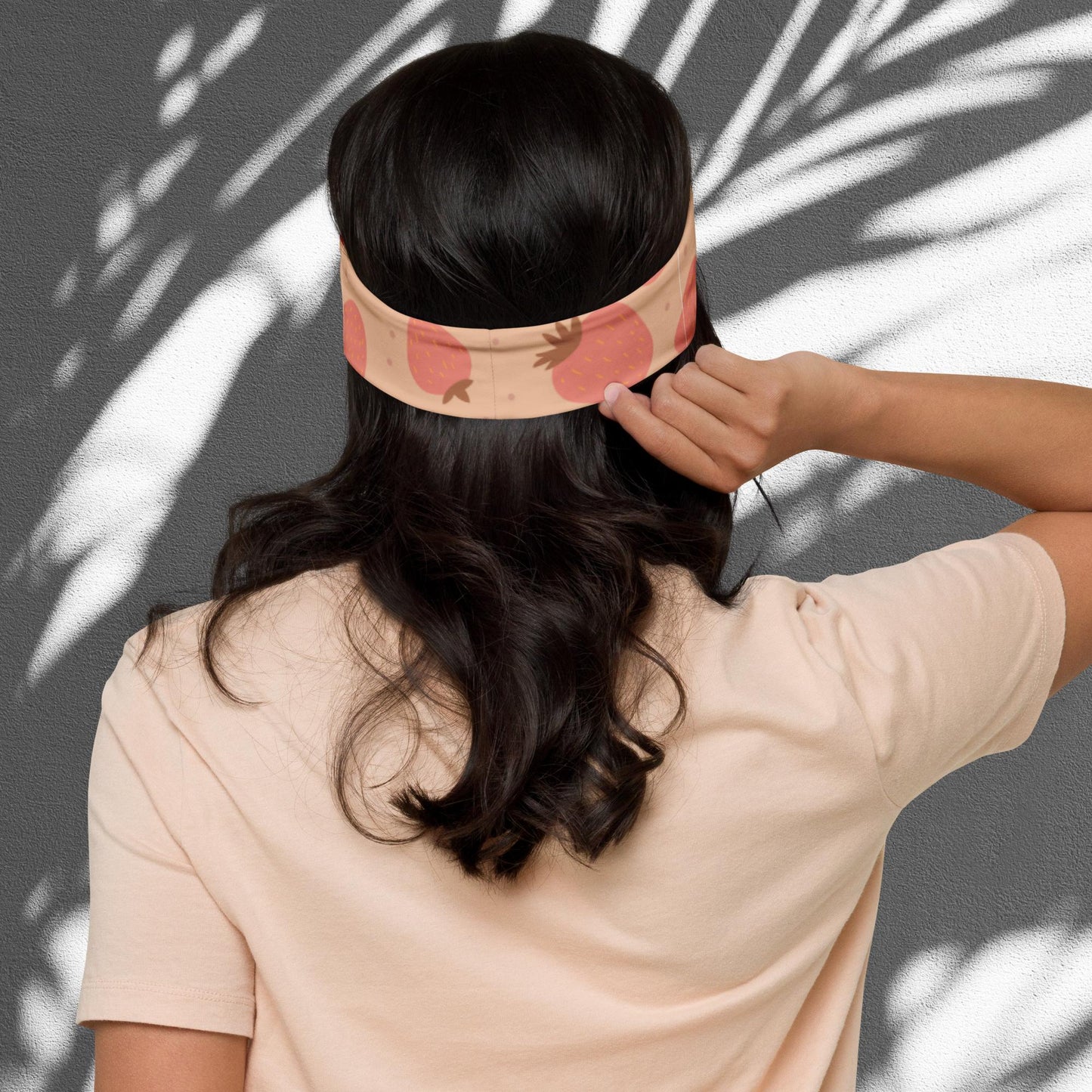 JCR® Strawberry & Flower Print Headband