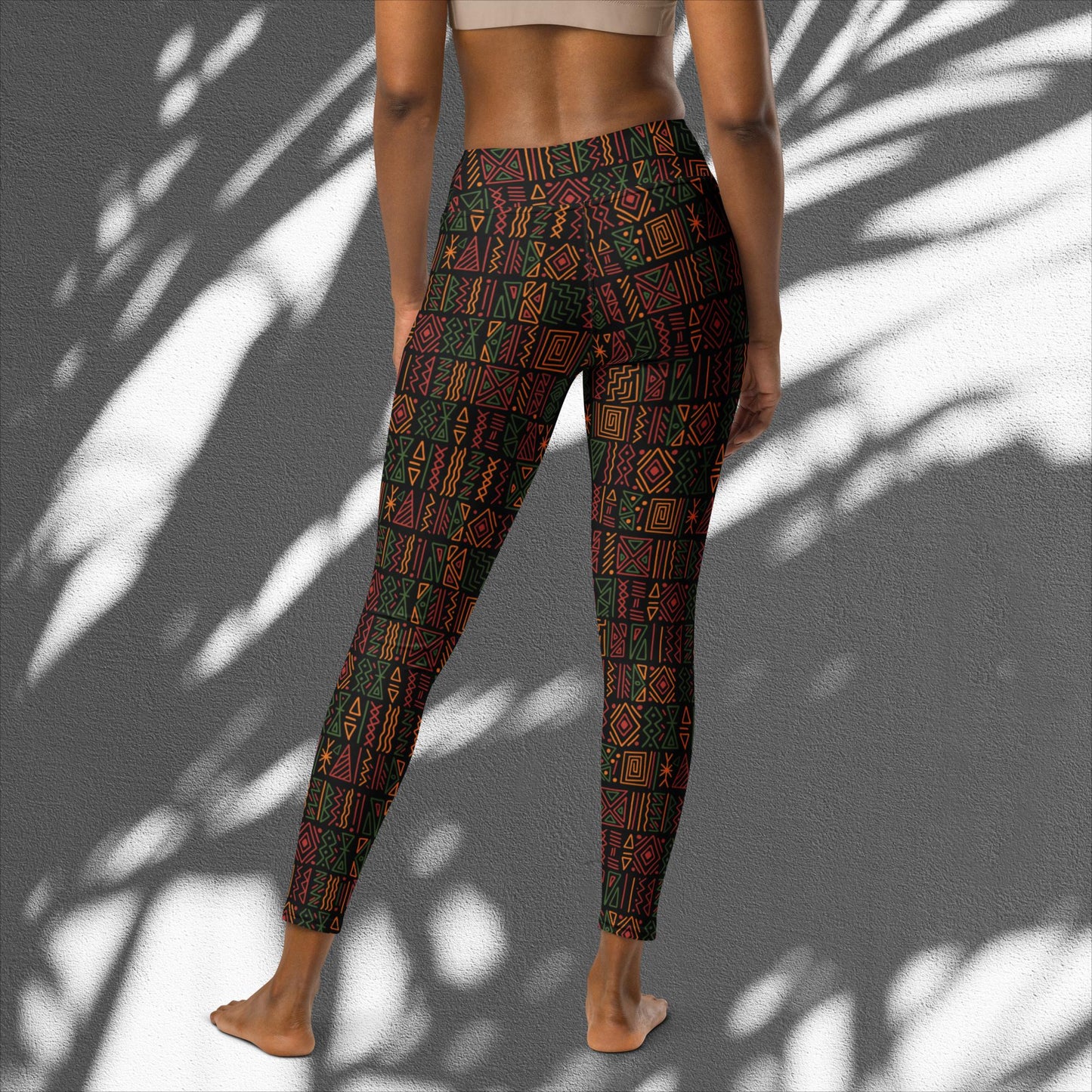 Tribal Print Yoga Leggings
