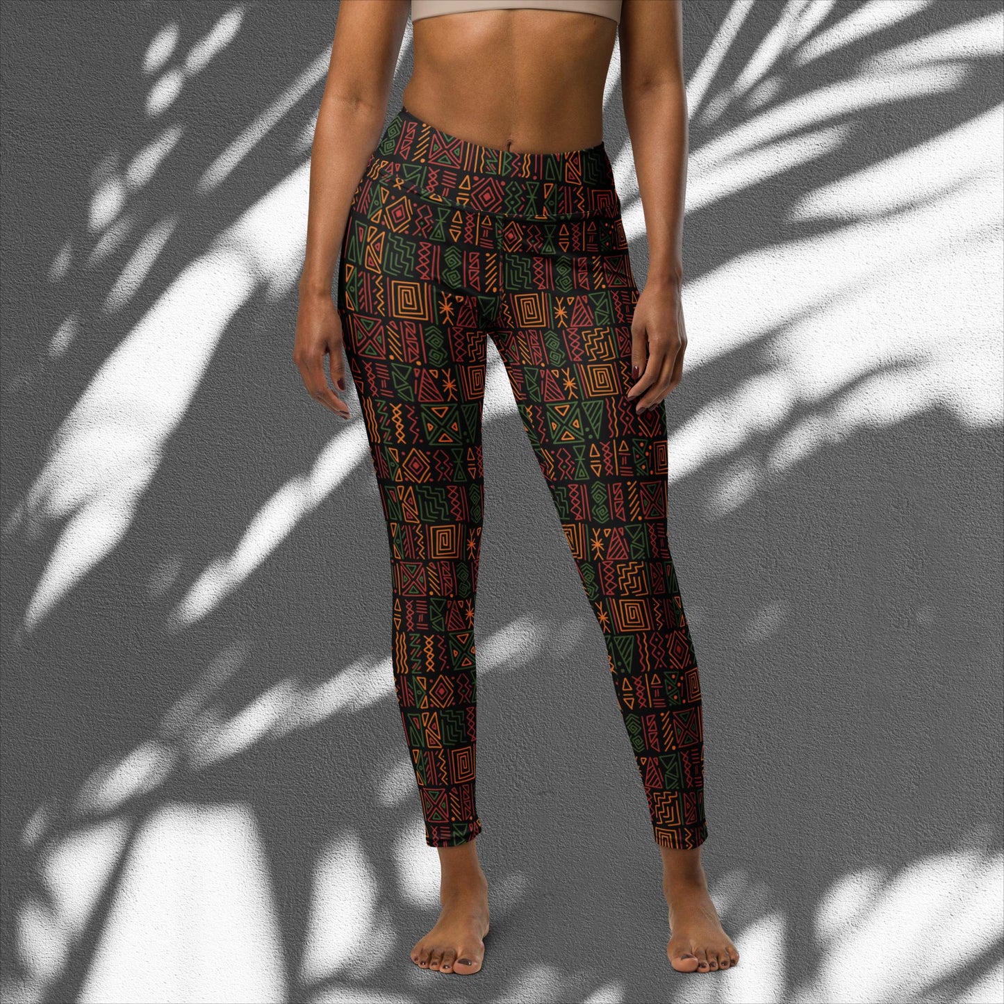 Tribal Print Yoga Leggings