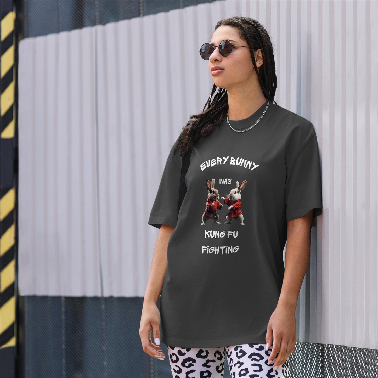 Easter Oversized Faded T-Shirt
