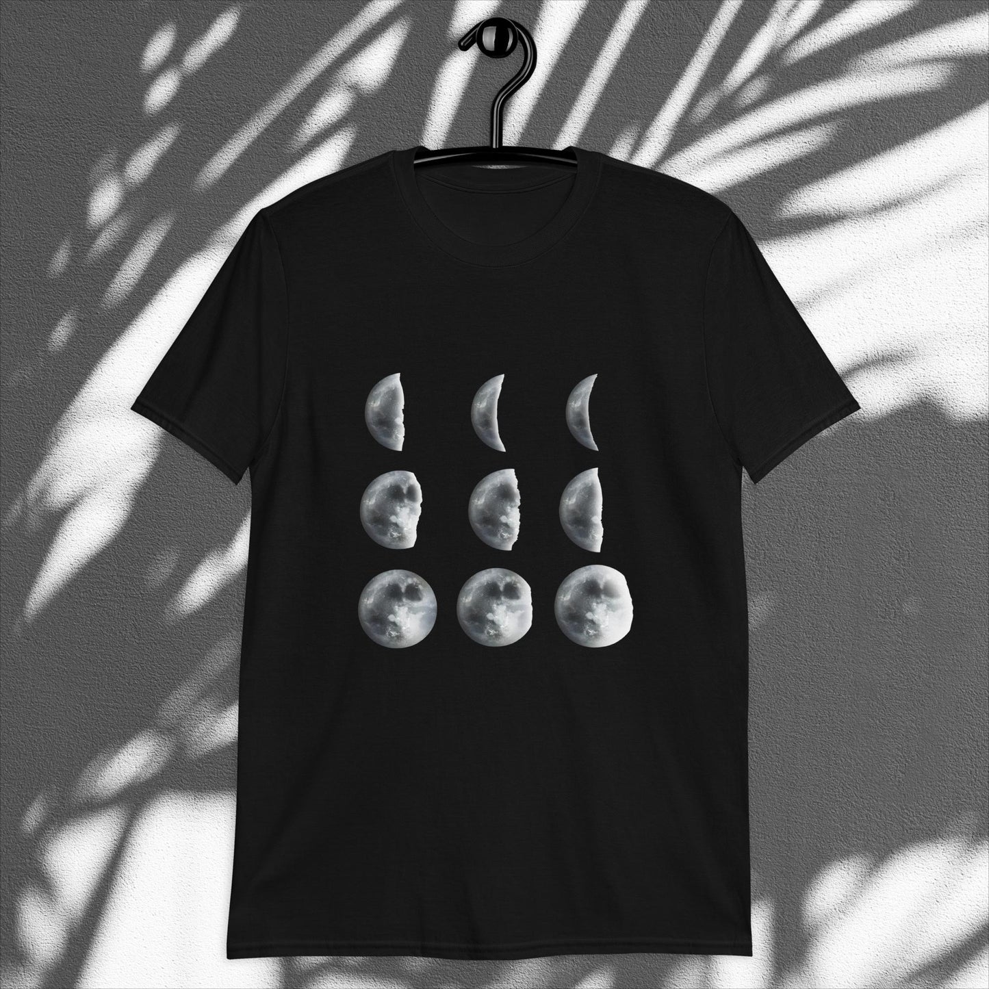 Phases Of The Moon Lunar Graphic Print Short Sleeve T-Shirt