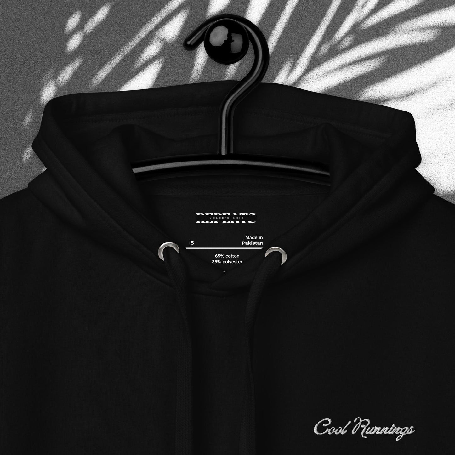 JCR® Unisex Embroidered Front, Graphic Print Hoodie | Cool Runnings