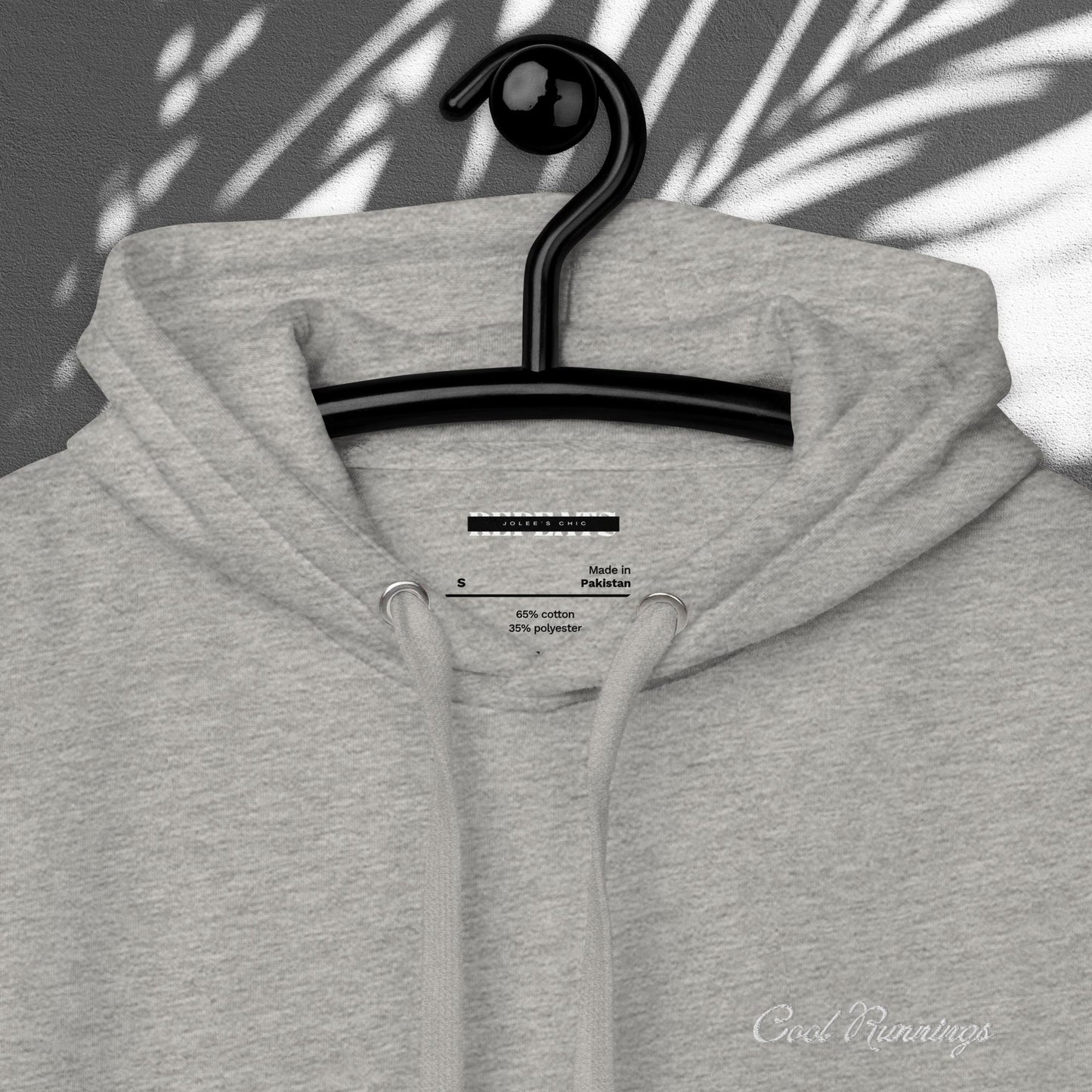 JCR® Unisex Embroidered Front, Graphic Print Hoodie | Cool Runnings