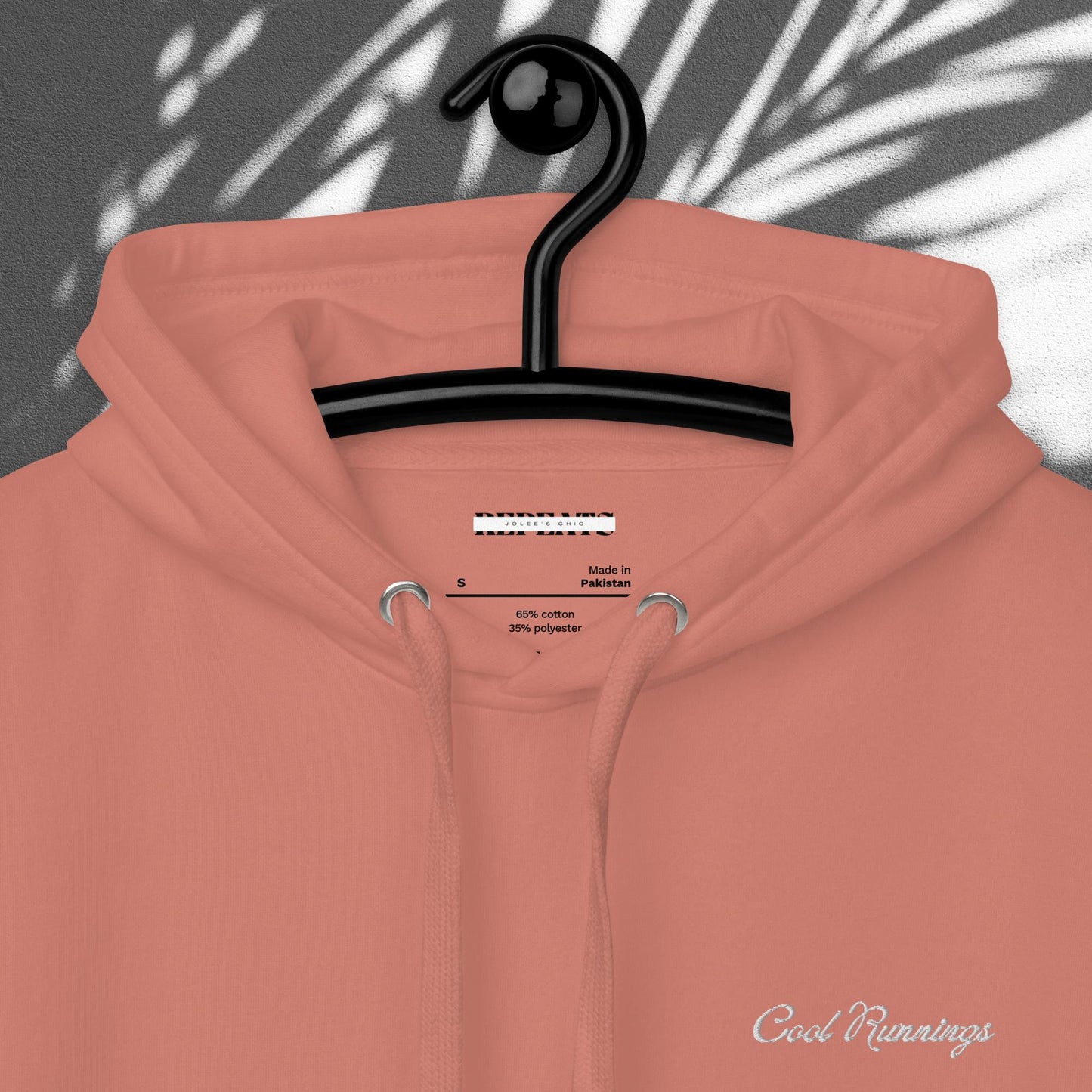 JCR® Unisex Embroidered Front, Graphic Print Hoodie | Cool Runnings