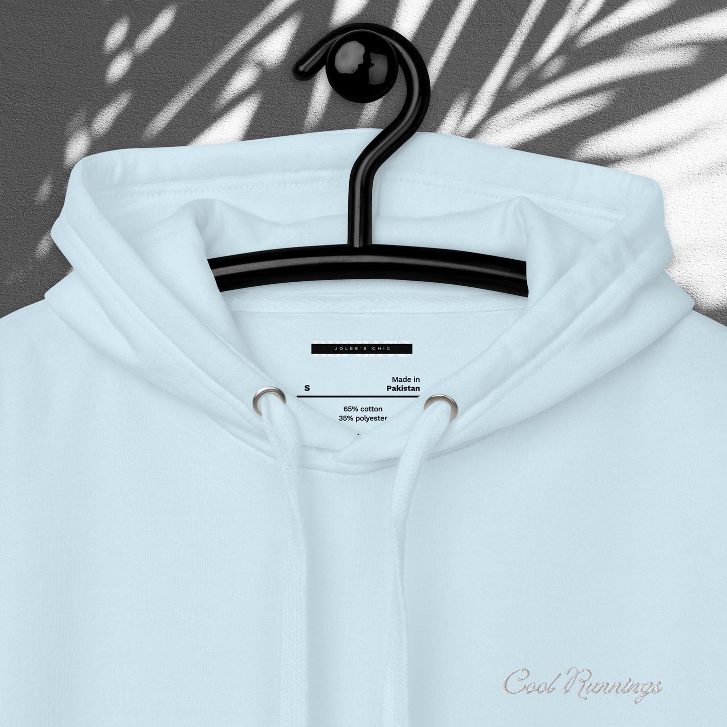 JCR® Unisex Embroidered Front, Graphic Print Hoodie | Cool Runnings