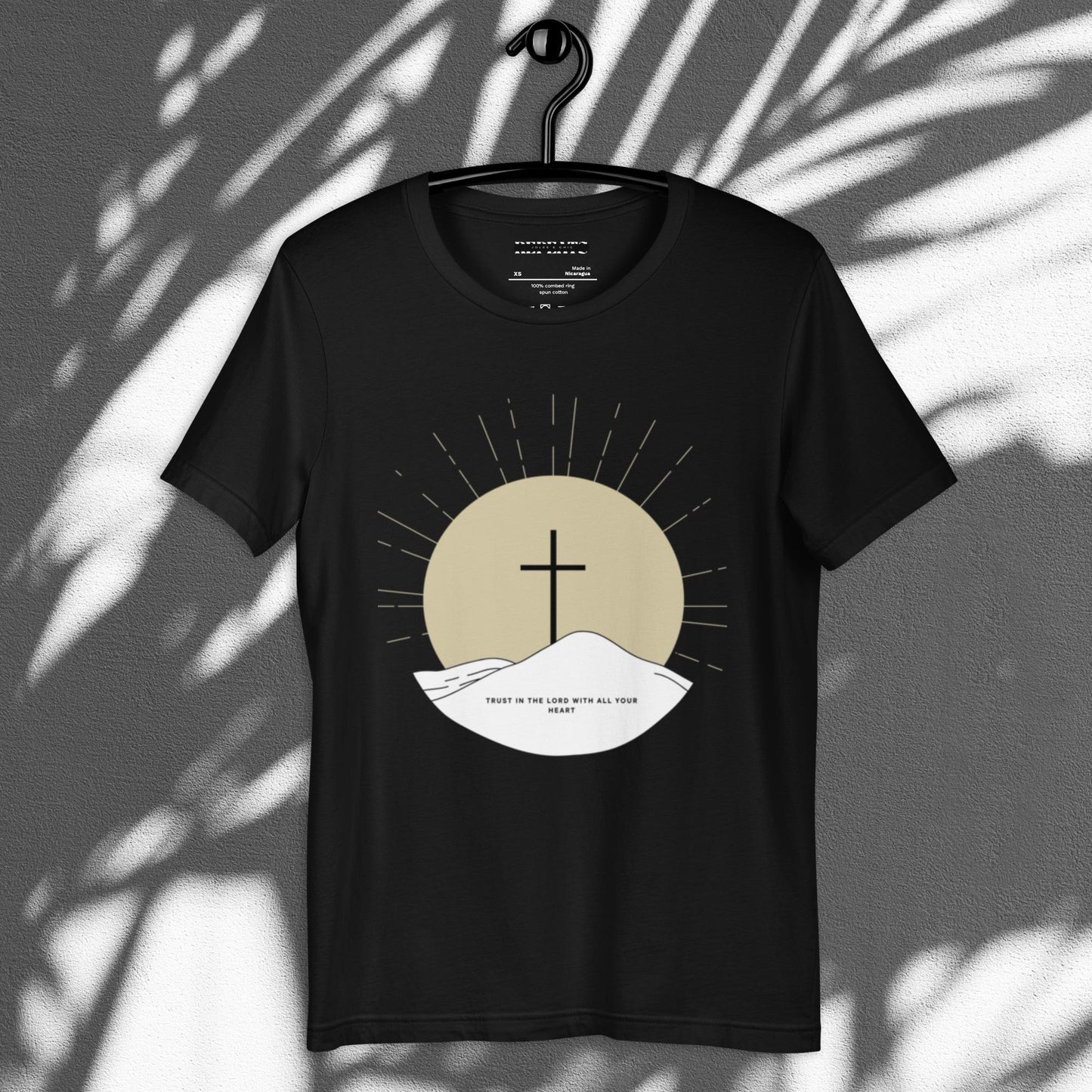 Christian Graphic T-Shirt | Trust In The Lord With All Your Heart