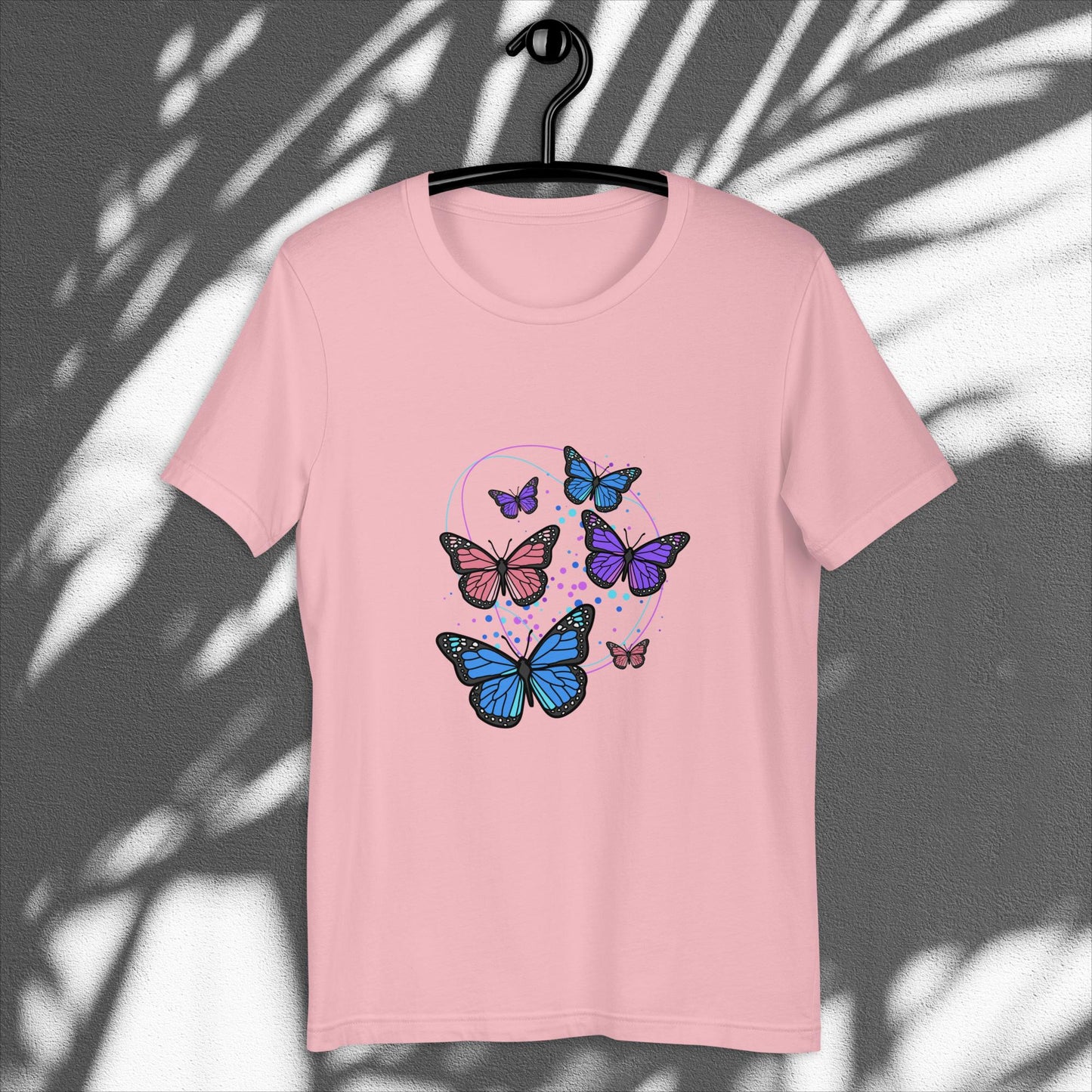 Butterfly Graphic Print Short Sleeve T-Shirt