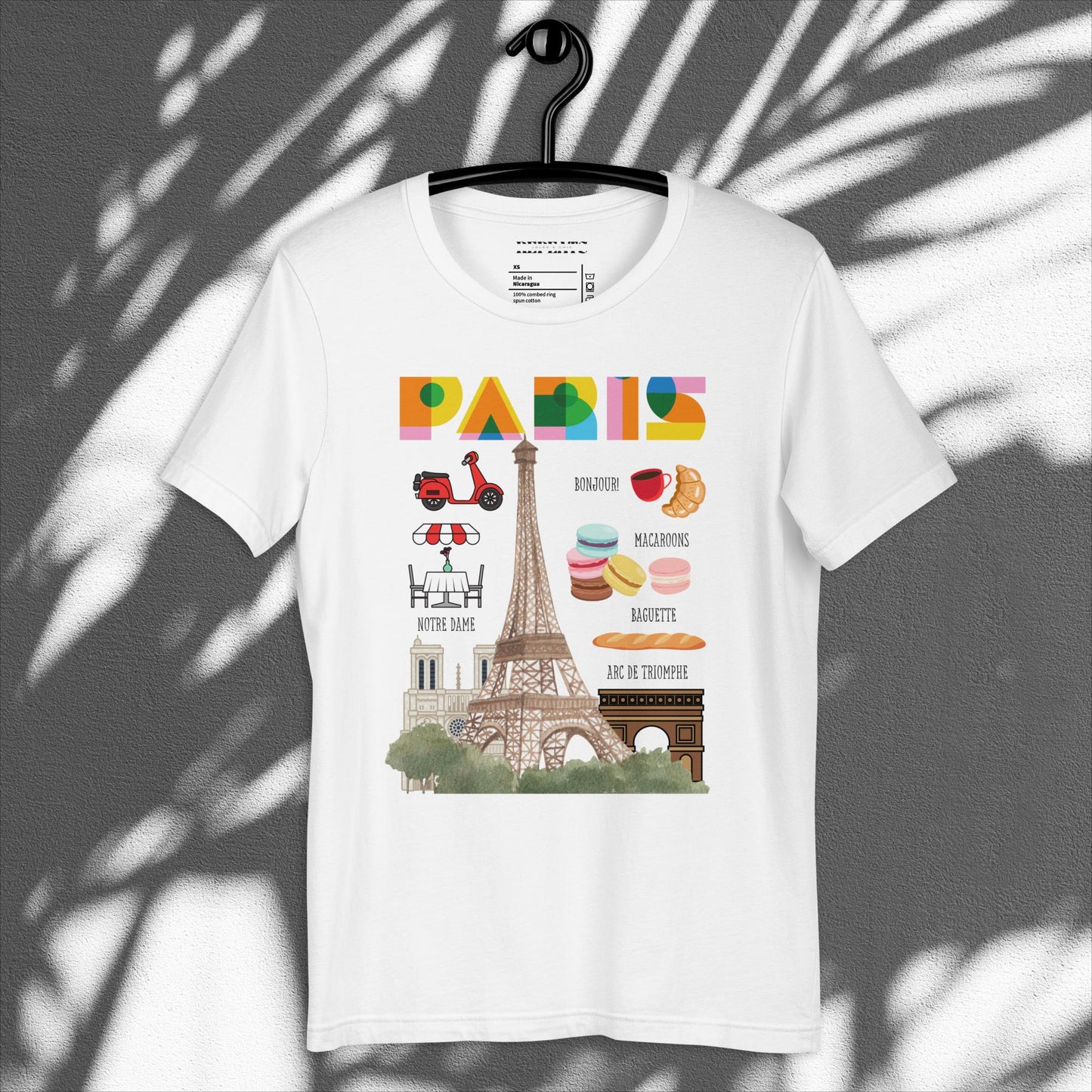 Paris France Short Sleeve Shirt