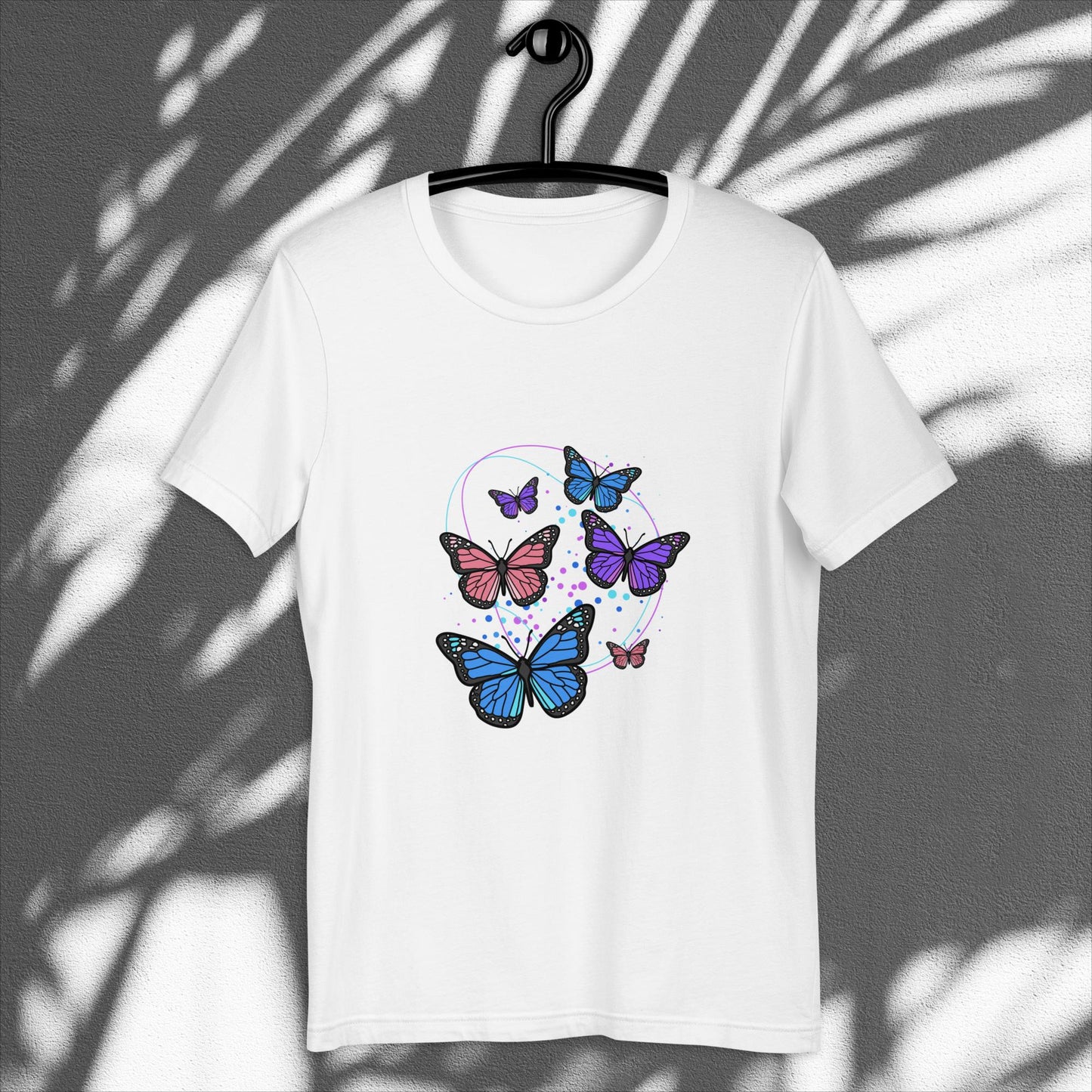 Butterfly Graphic Print Short Sleeve T-Shirt