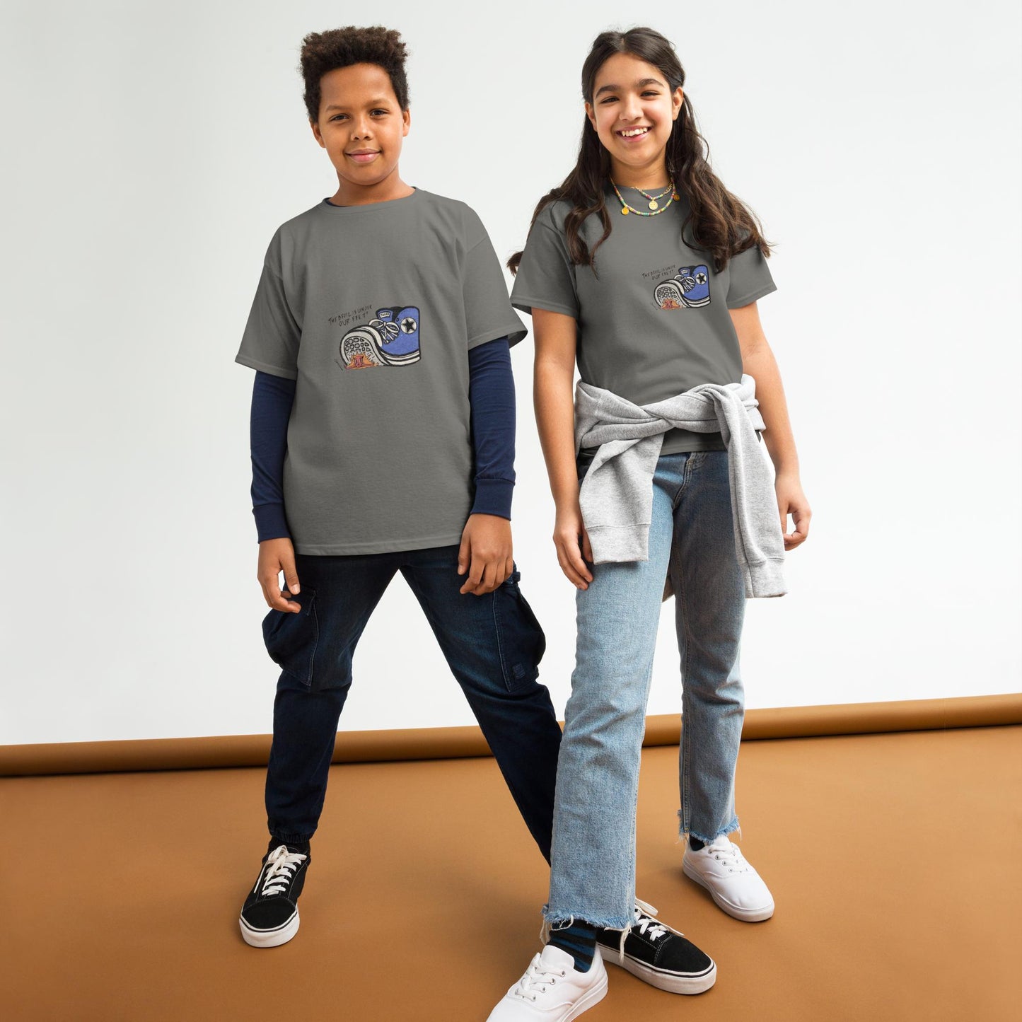 Youth T-Shirt, The Devil Is Under Our Feet | Youth Classic Tee