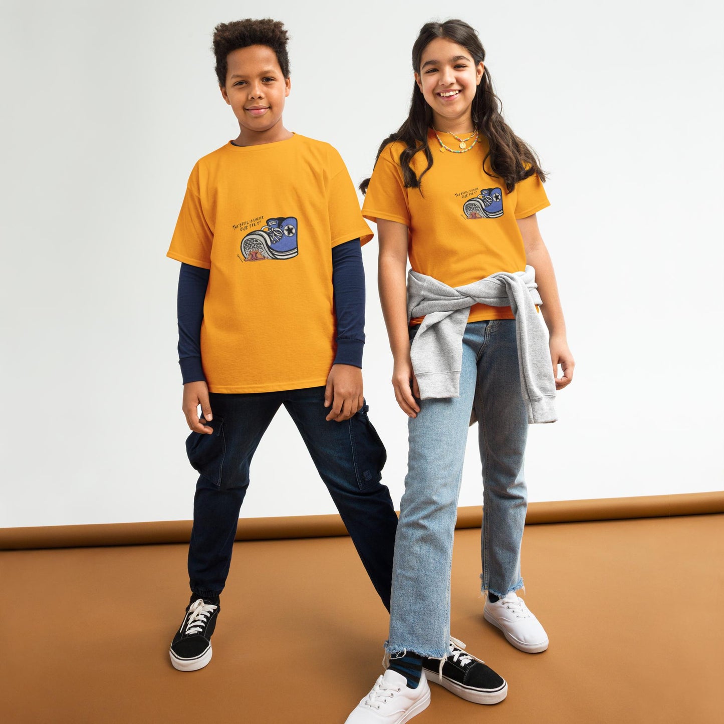 Youth T-Shirt, The Devil Is Under Our Feet | Youth Classic Tee