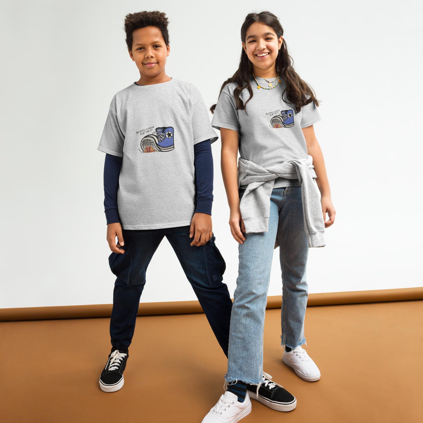 Youth T-Shirt, The Devil Is Under Our Feet | Youth Classic Tee