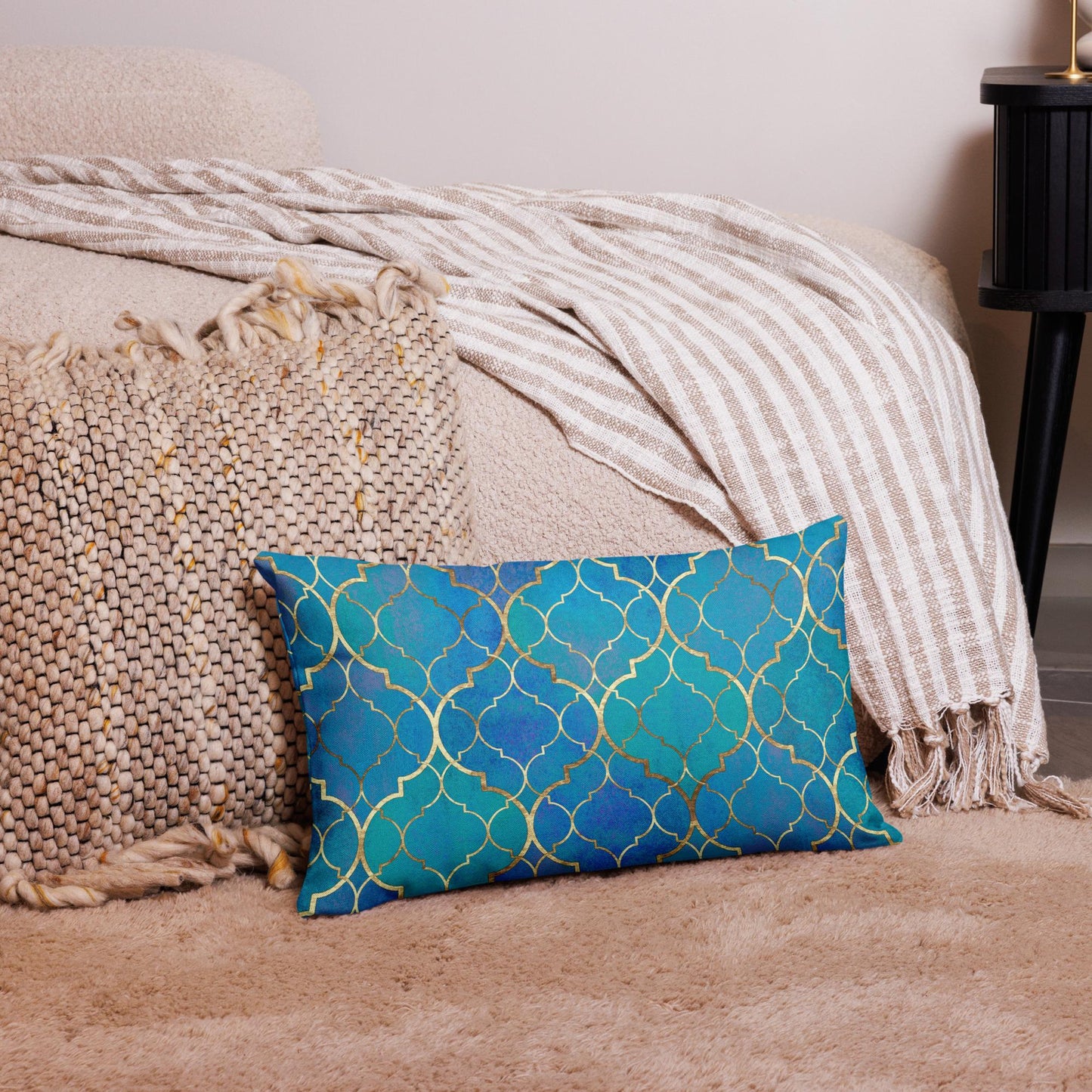 JCR® Gold & Blue Premium Pillow