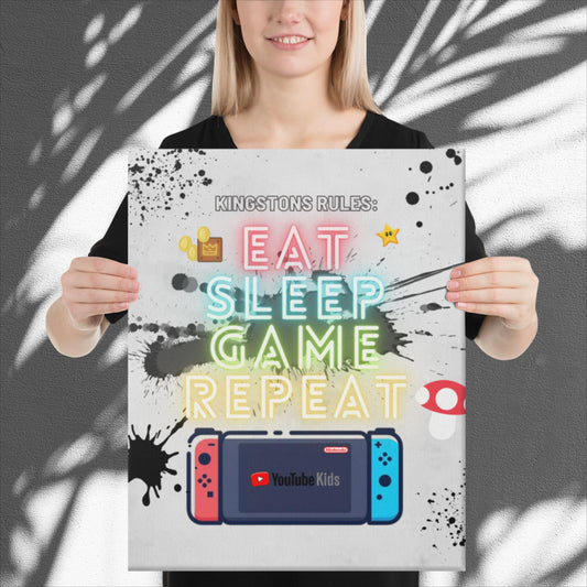 Kids Gaming Canvas 16 x 20