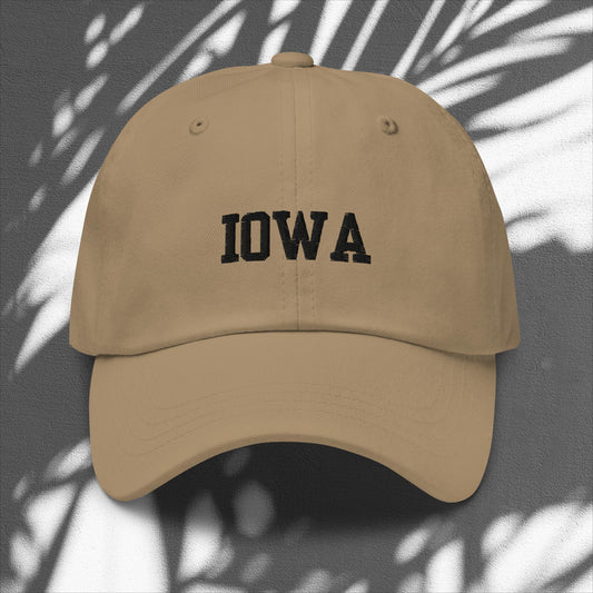 IOWA Embroidered Dad Hat