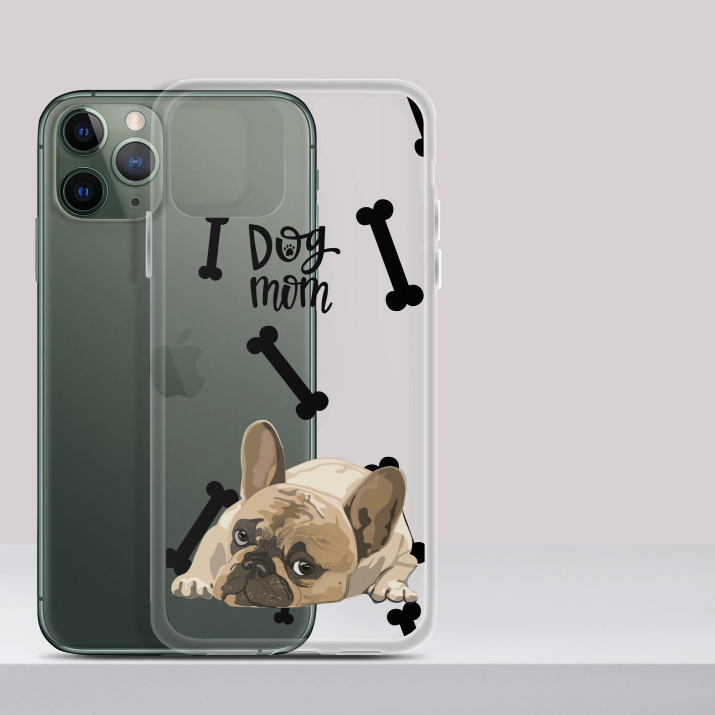 Dog Mom, Perfect Mom Gift, Clear Case for iPhone®