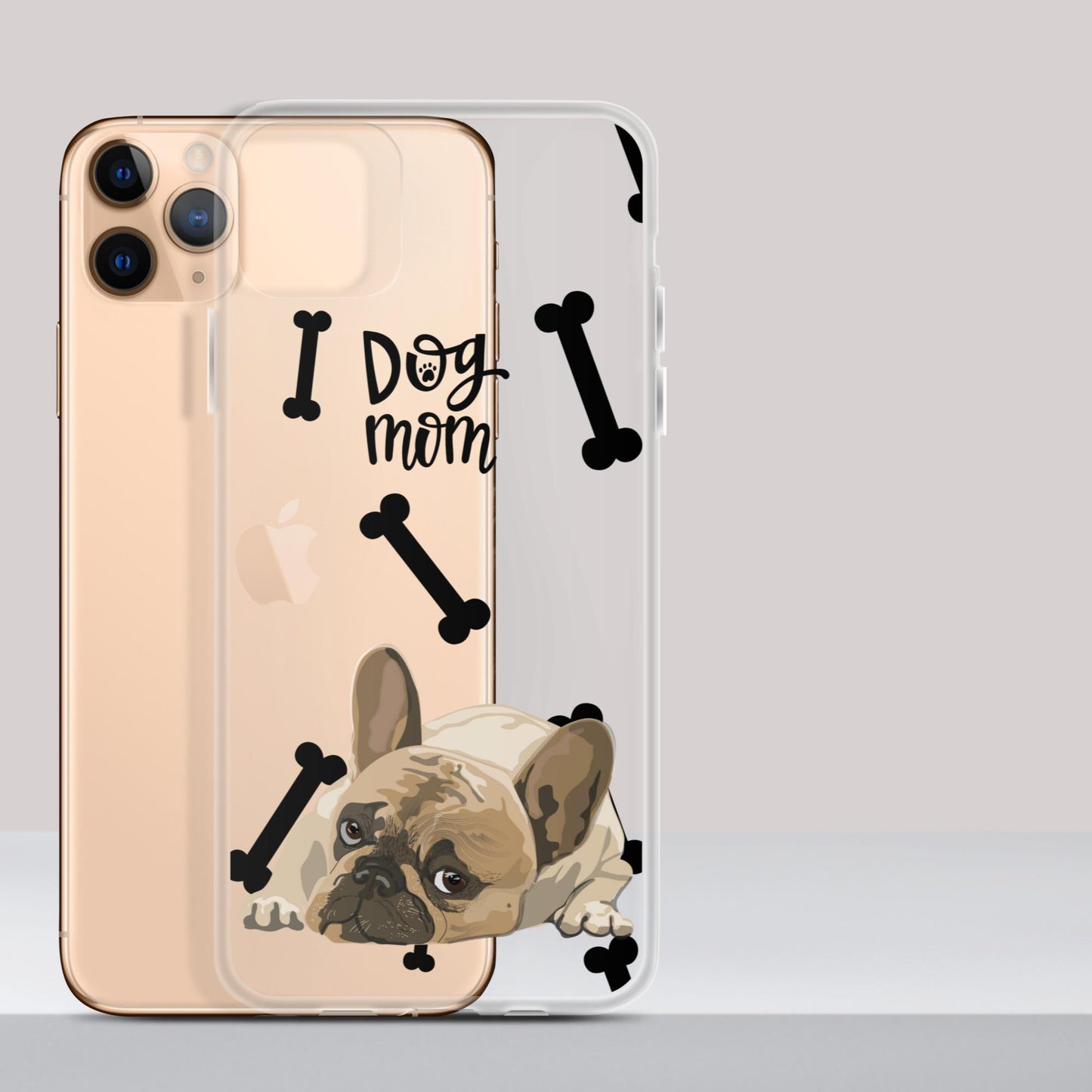 Dog Mom, Perfect Mom Gift, Clear Case for iPhone®