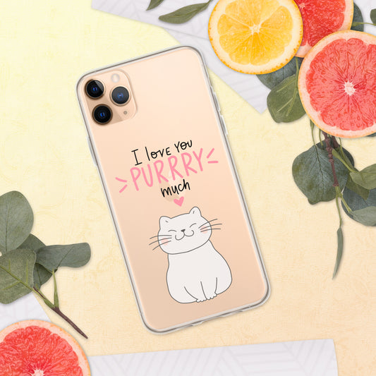 Funny, Cute Cat Clear Case for iPhone®, Perfect Gifts for Cat Lovers