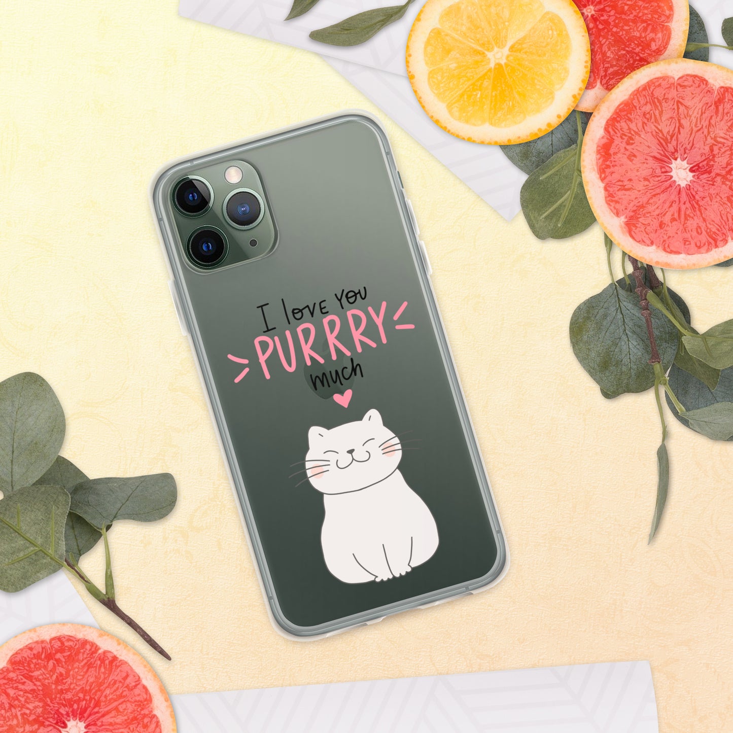 Funny, Cute Cat Clear Case for iPhone®, Perfect Gifts for Cat Lovers