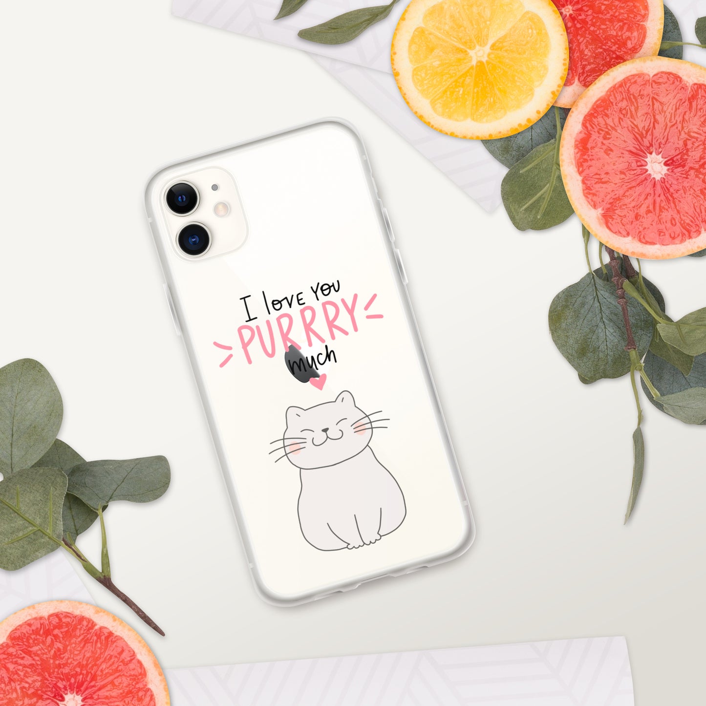 Funny, Cute Cat Clear Case for iPhone®, Perfect Gifts for Cat Lovers