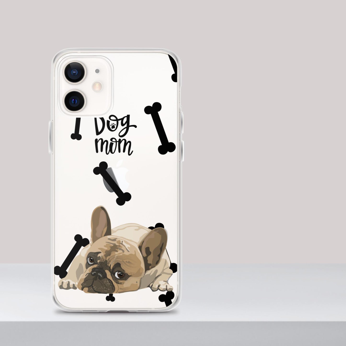 Dog Mom, Perfect Mom Gift, Clear Case for iPhone®