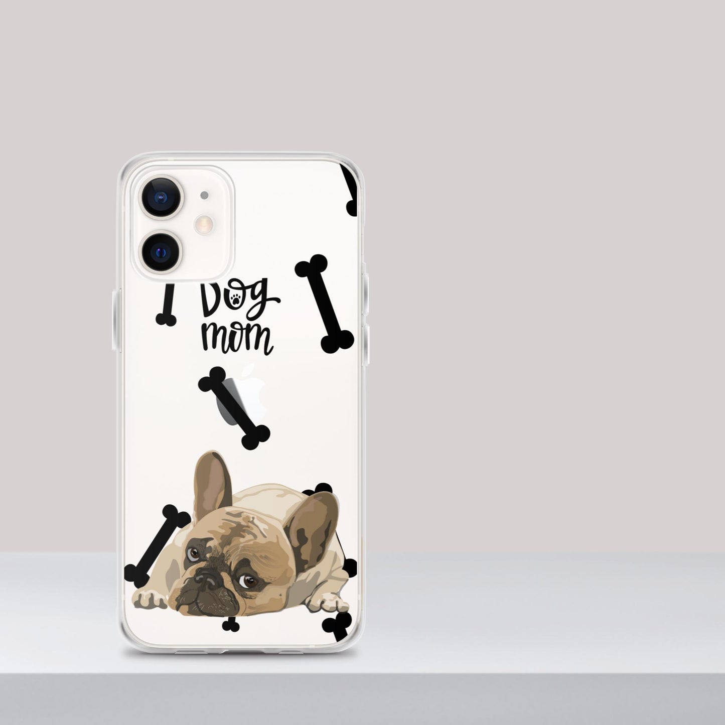 Dog Mom, Perfect Mom Gift, Clear Case for iPhone®