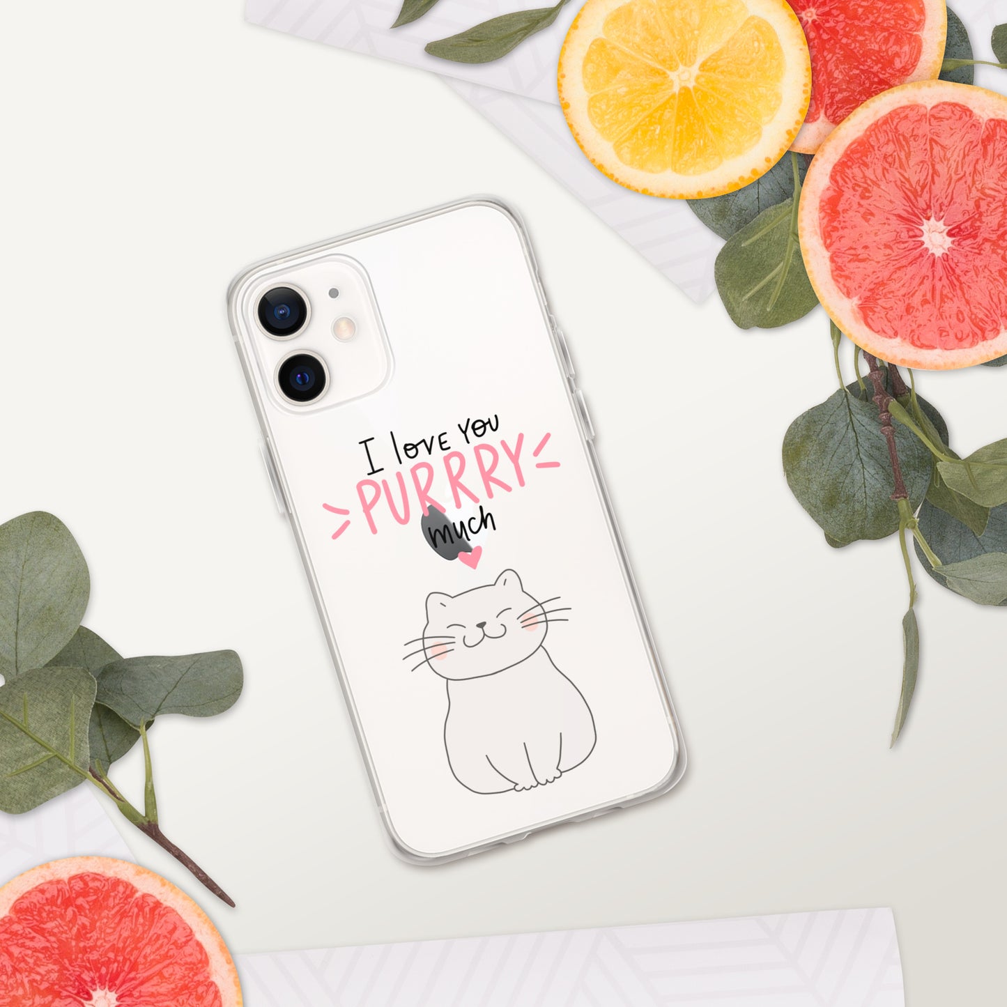 Funny, Cute Cat Clear Case for iPhone®, Perfect Gifts for Cat Lovers