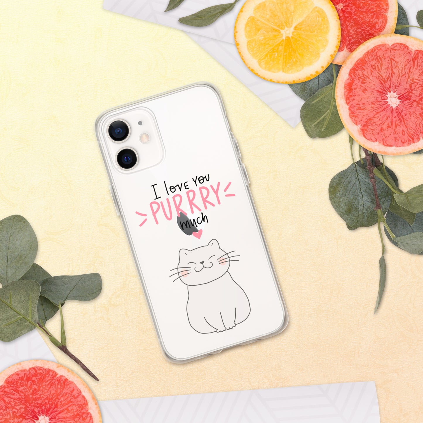 Funny, Cute Cat Clear Case for iPhone®, Perfect Gifts for Cat Lovers