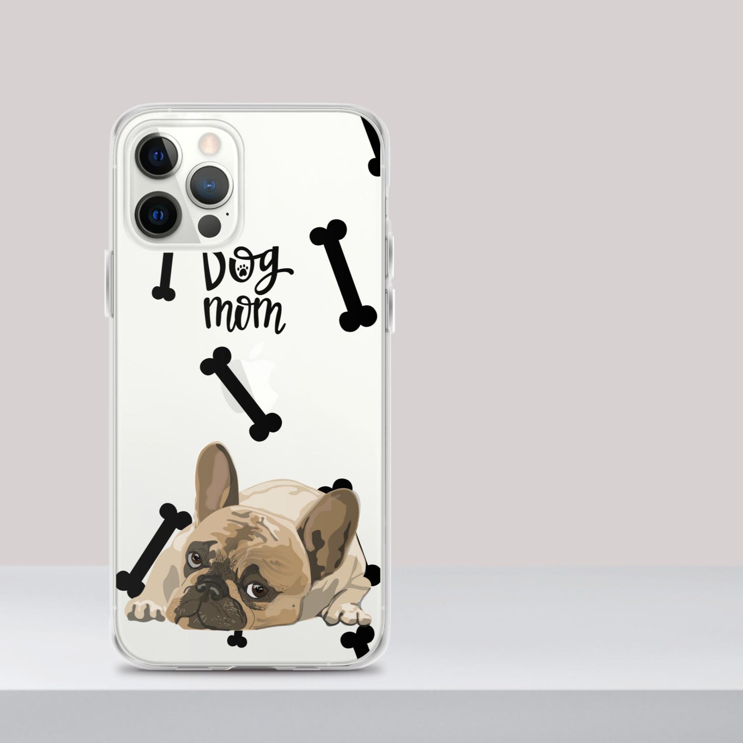 Dog Mom, Perfect Mom Gift, Clear Case for iPhone®