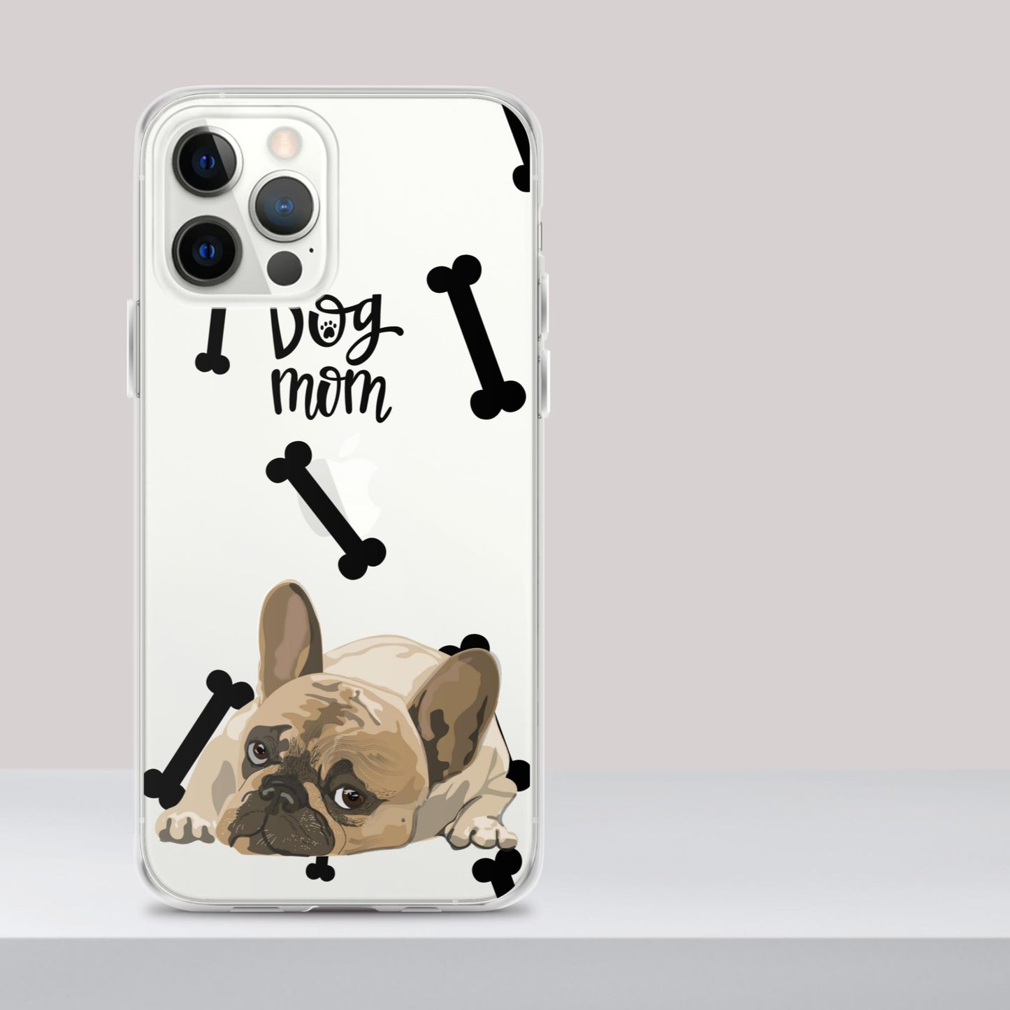 Dog Mom, Perfect Mom Gift, Clear Case for iPhone®