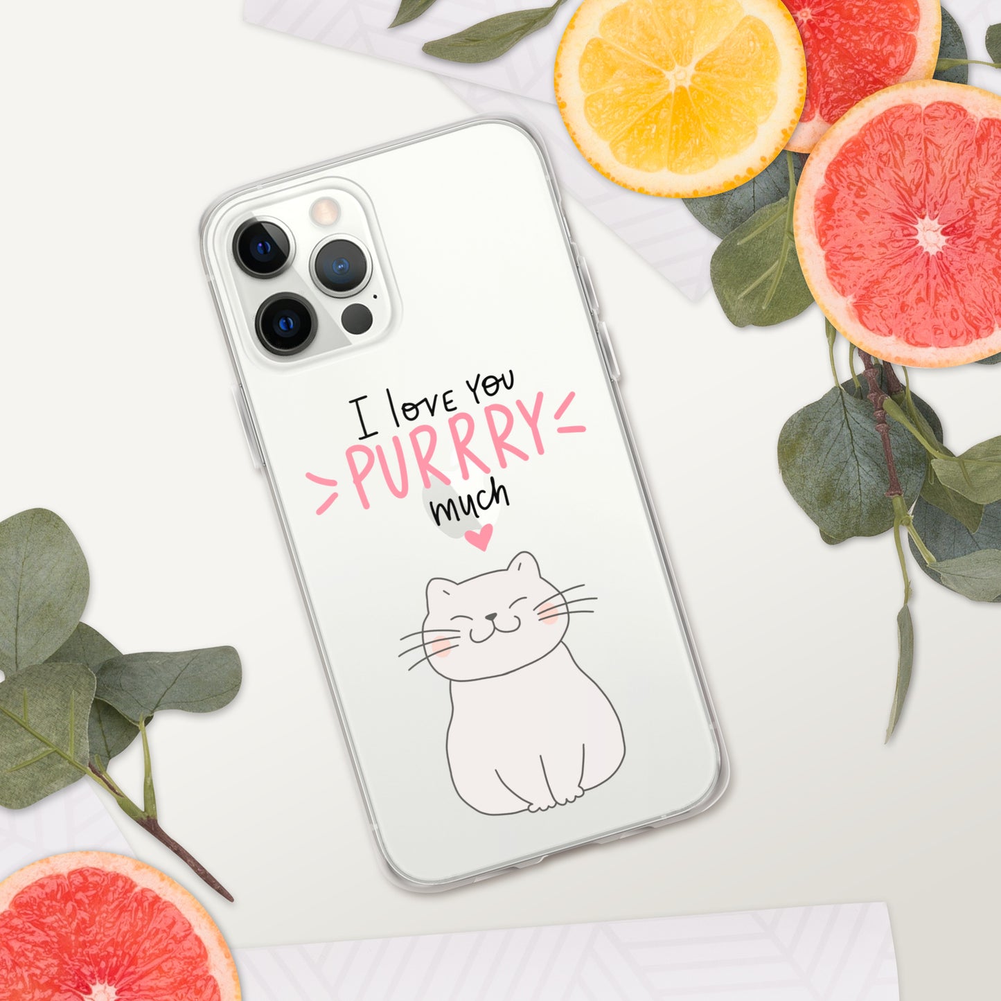 Funny, Cute Cat Clear Case for iPhone®, Perfect Gifts for Cat Lovers