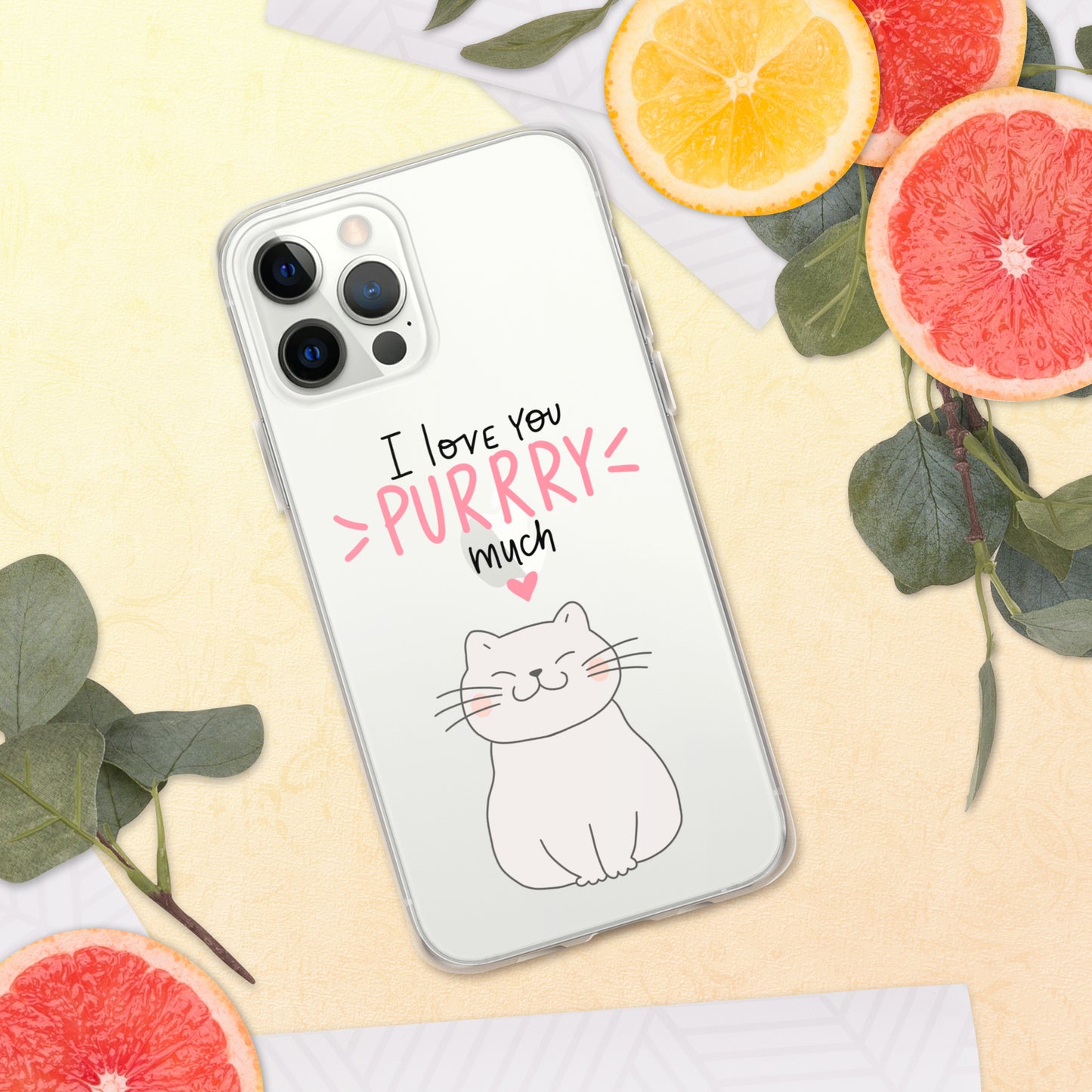 Funny, Cute Cat Clear Case for iPhone®, Perfect Gifts for Cat Lovers