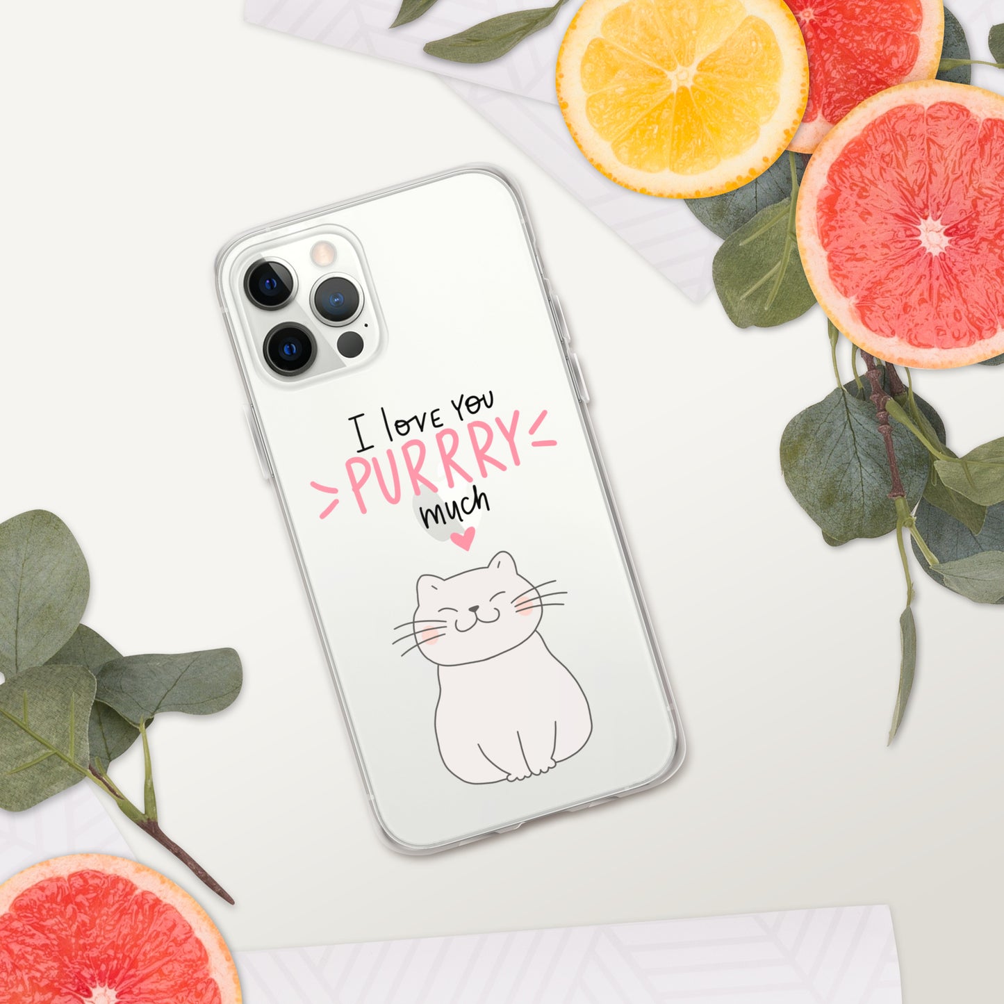 Funny, Cute Cat Clear Case for iPhone®, Perfect Gifts for Cat Lovers