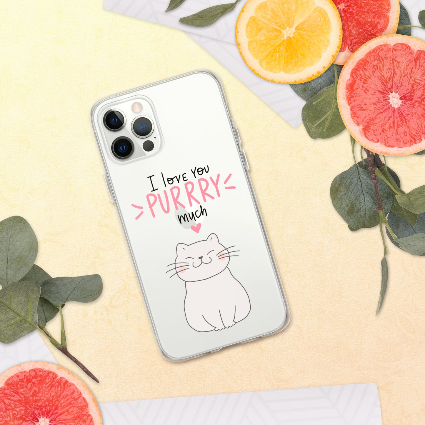 Funny, Cute Cat Clear Case for iPhone®, Perfect Gifts for Cat Lovers