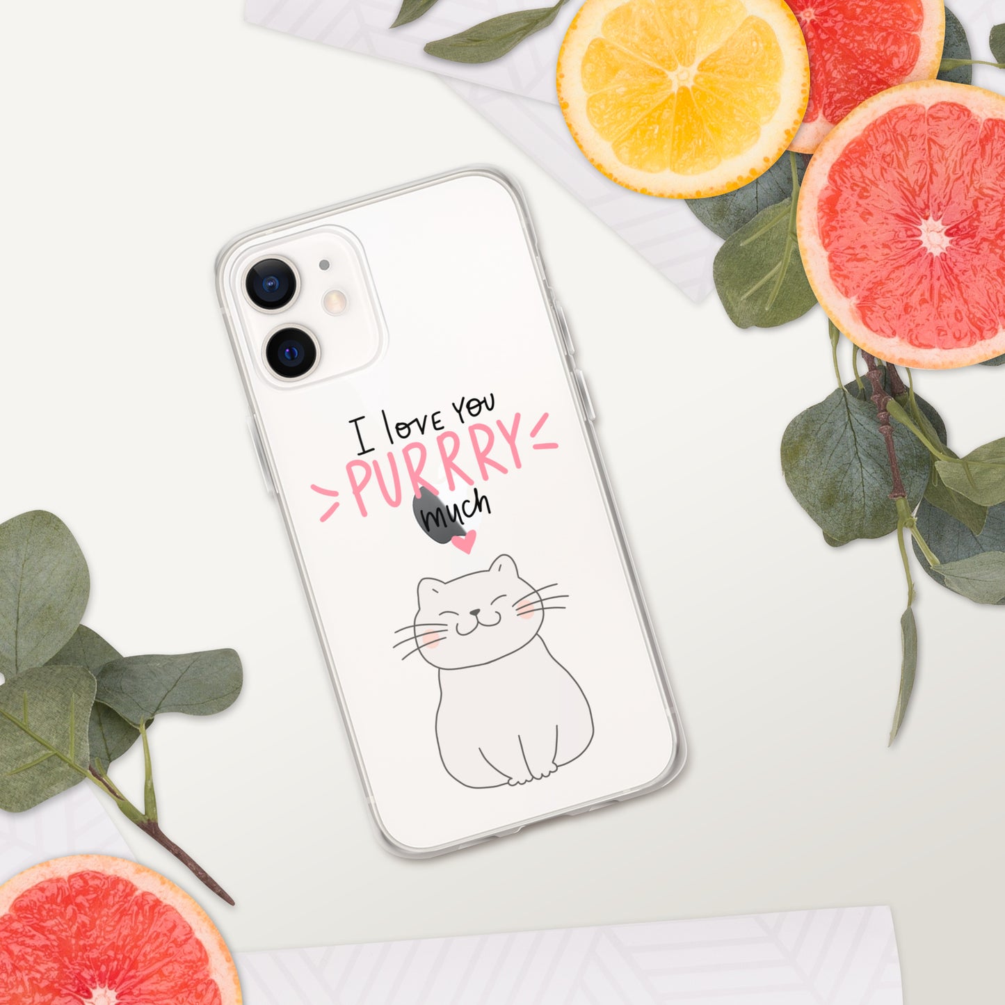 Funny, Cute Cat Clear Case for iPhone®, Perfect Gifts for Cat Lovers