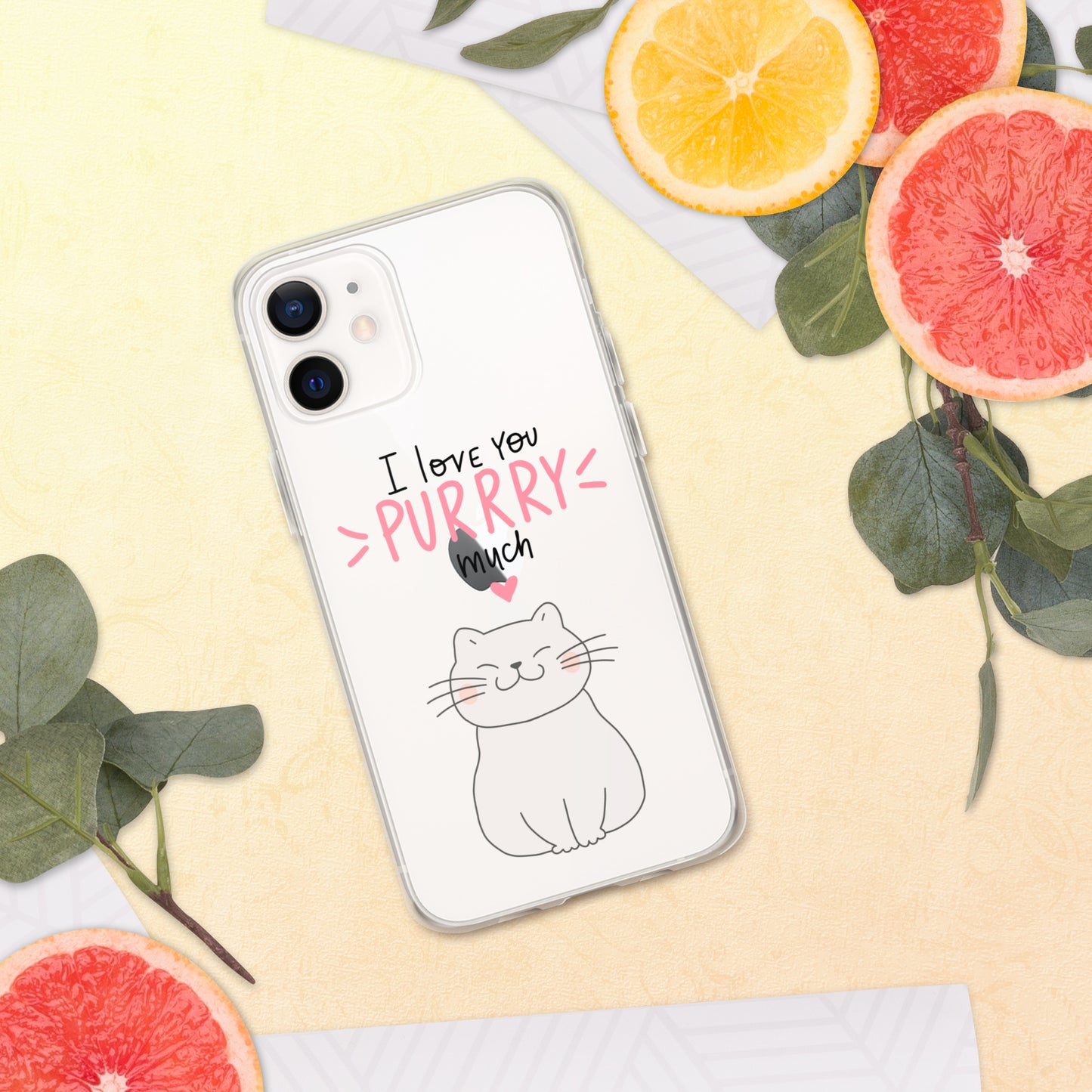 Funny, Cute Cat Clear Case for iPhone®, Perfect Gifts for Cat Lovers