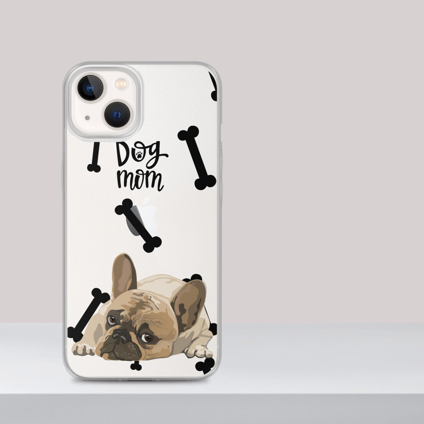 Dog Mom, Perfect Mom Gift, Clear Case for iPhone®