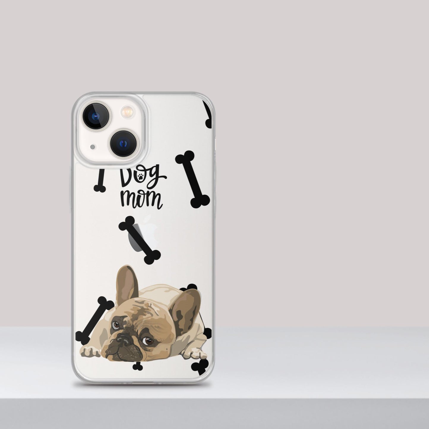 Dog Mom, Perfect Mom Gift, Clear Case for iPhone®