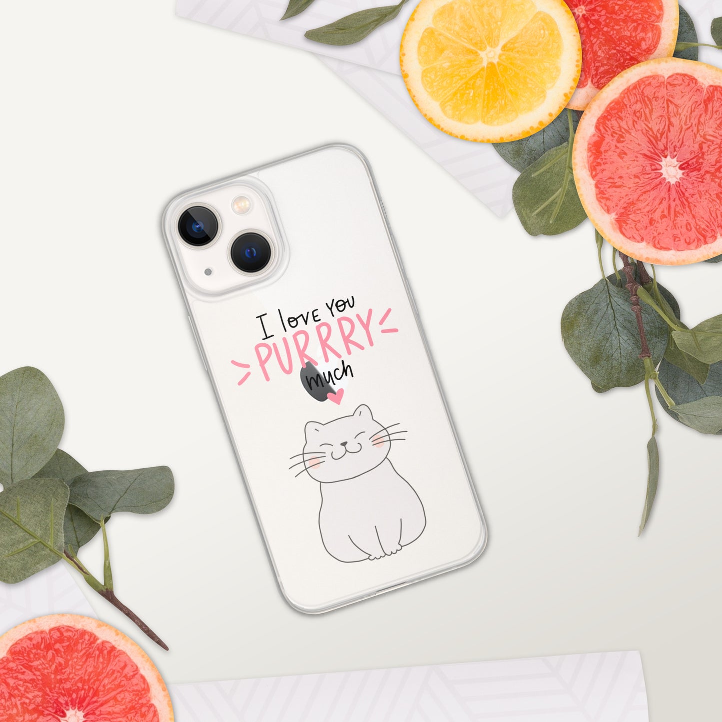 Funny, Cute Cat Clear Case for iPhone®, Perfect Gifts for Cat Lovers