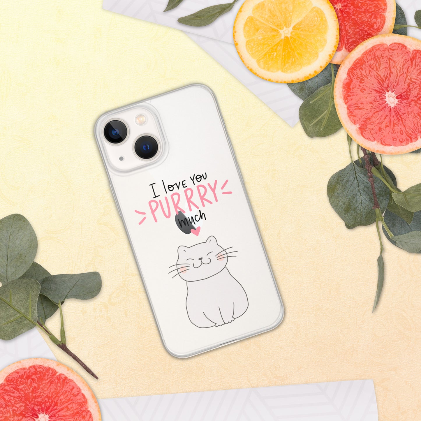 Funny, Cute Cat Clear Case for iPhone®, Perfect Gifts for Cat Lovers