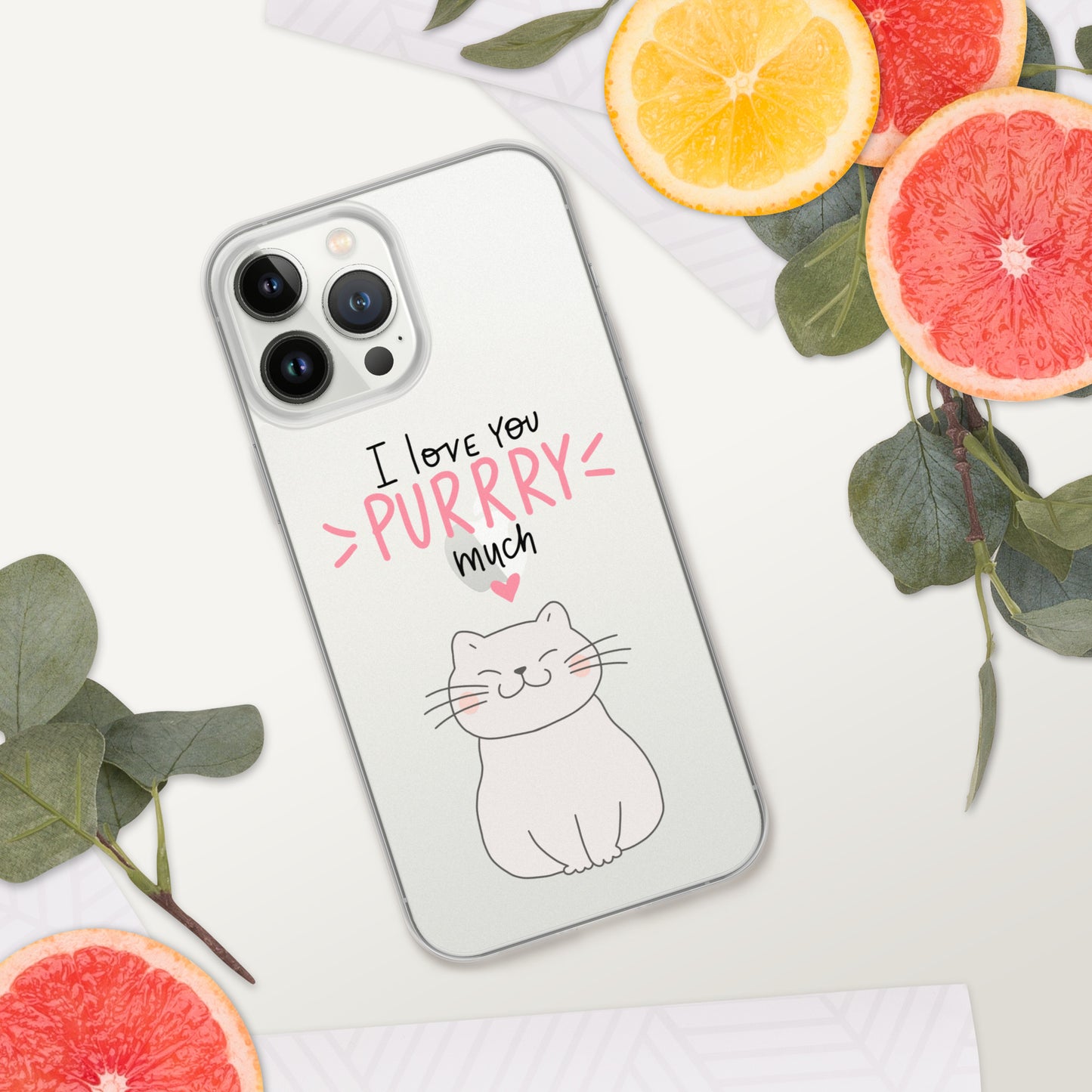 Funny, Cute Cat Clear Case for iPhone®, Perfect Gifts for Cat Lovers