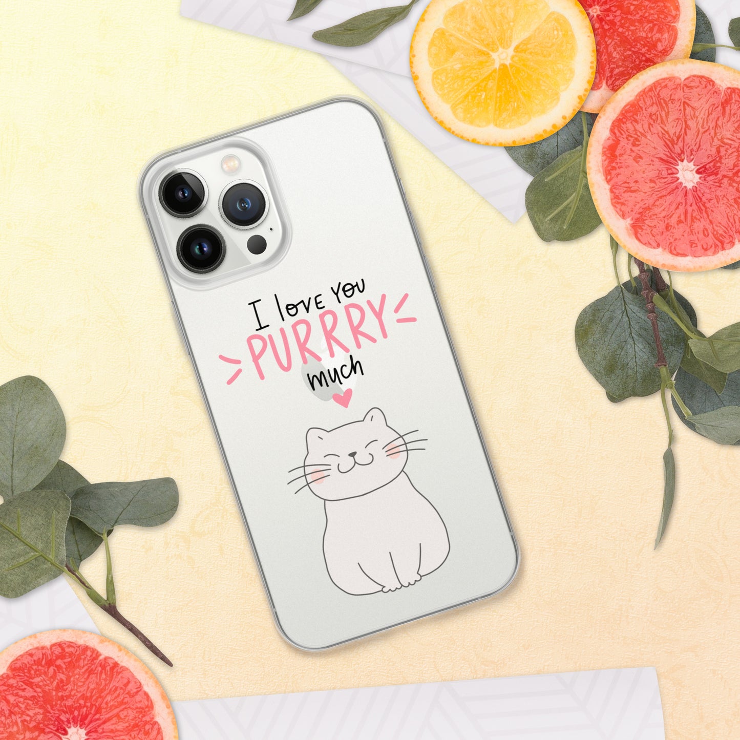 Funny, Cute Cat Clear Case for iPhone®, Perfect Gifts for Cat Lovers