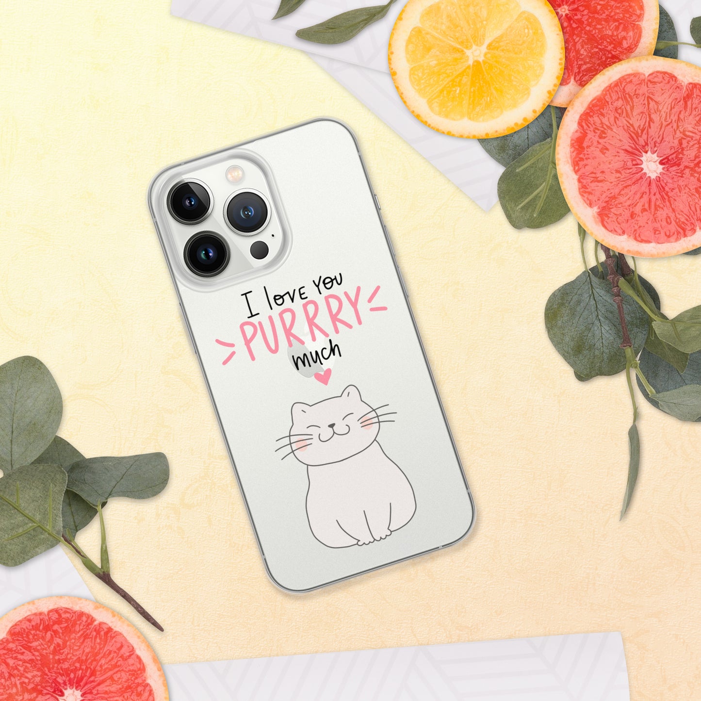 Funny, Cute Cat Clear Case for iPhone®, Perfect Gifts for Cat Lovers