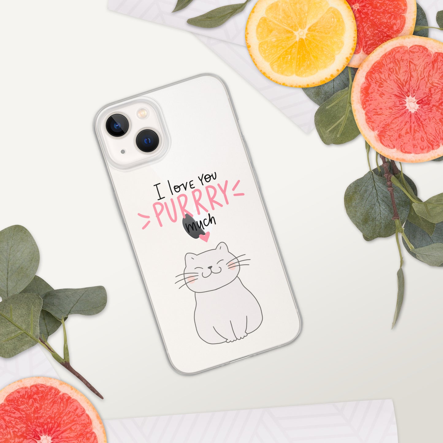 Funny, Cute Cat Clear Case for iPhone®, Perfect Gifts for Cat Lovers