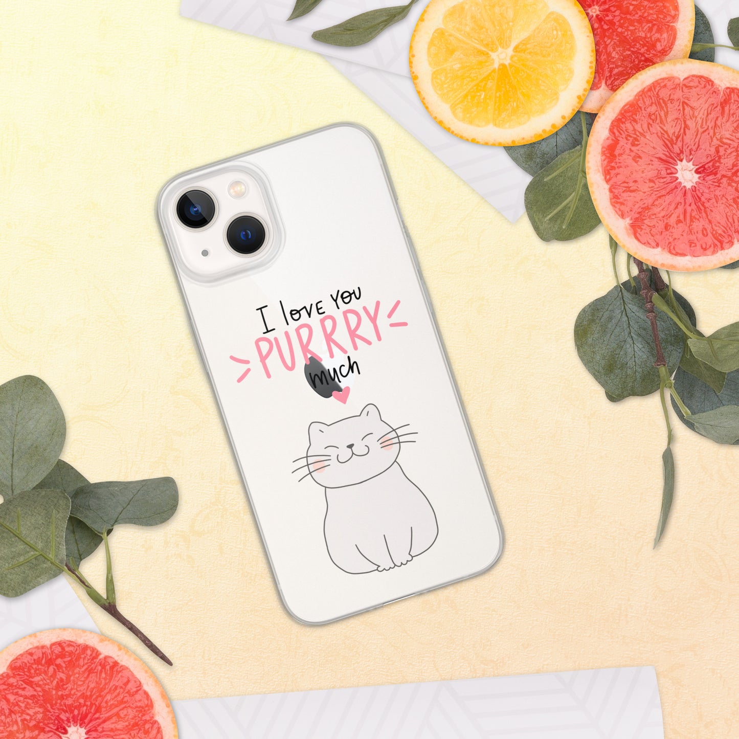 Funny, Cute Cat Clear Case for iPhone®, Perfect Gifts for Cat Lovers