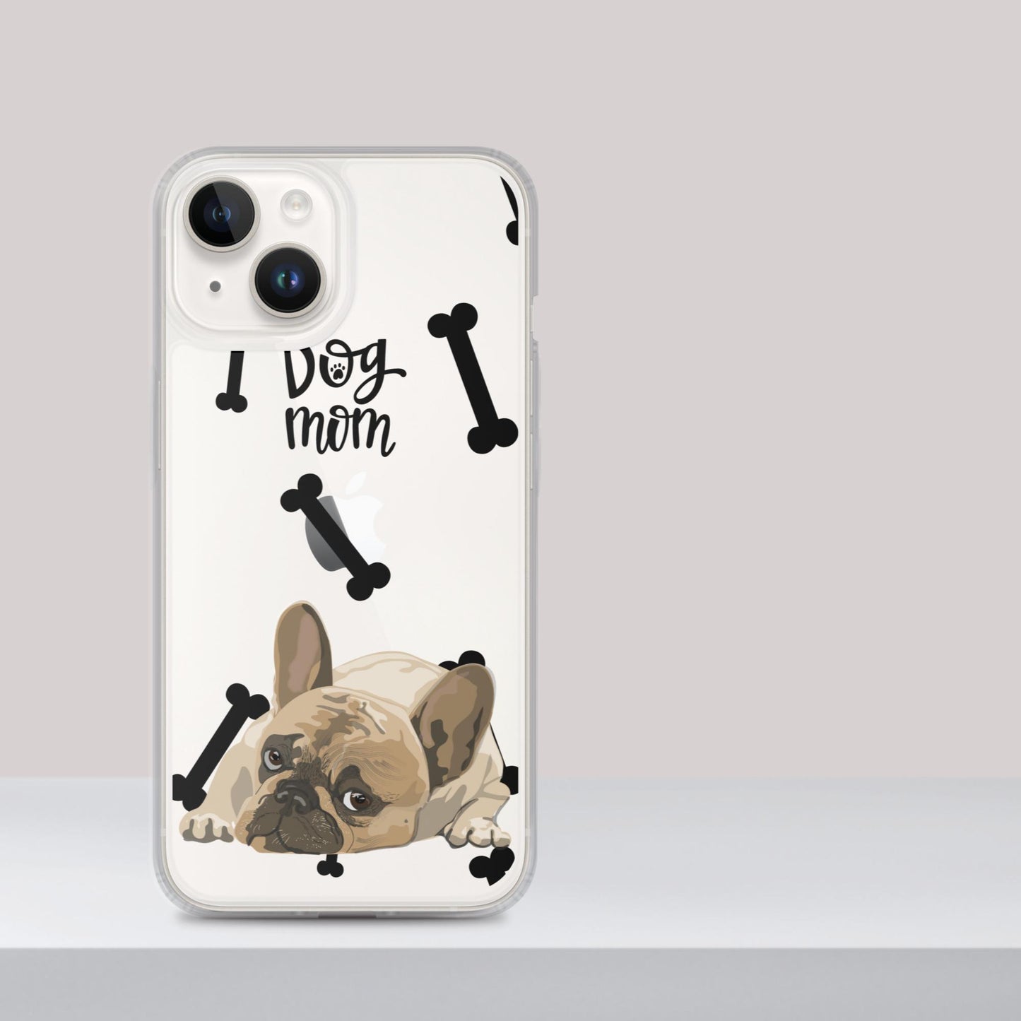 Dog Mom, Perfect Mom Gift, Clear Case for iPhone®