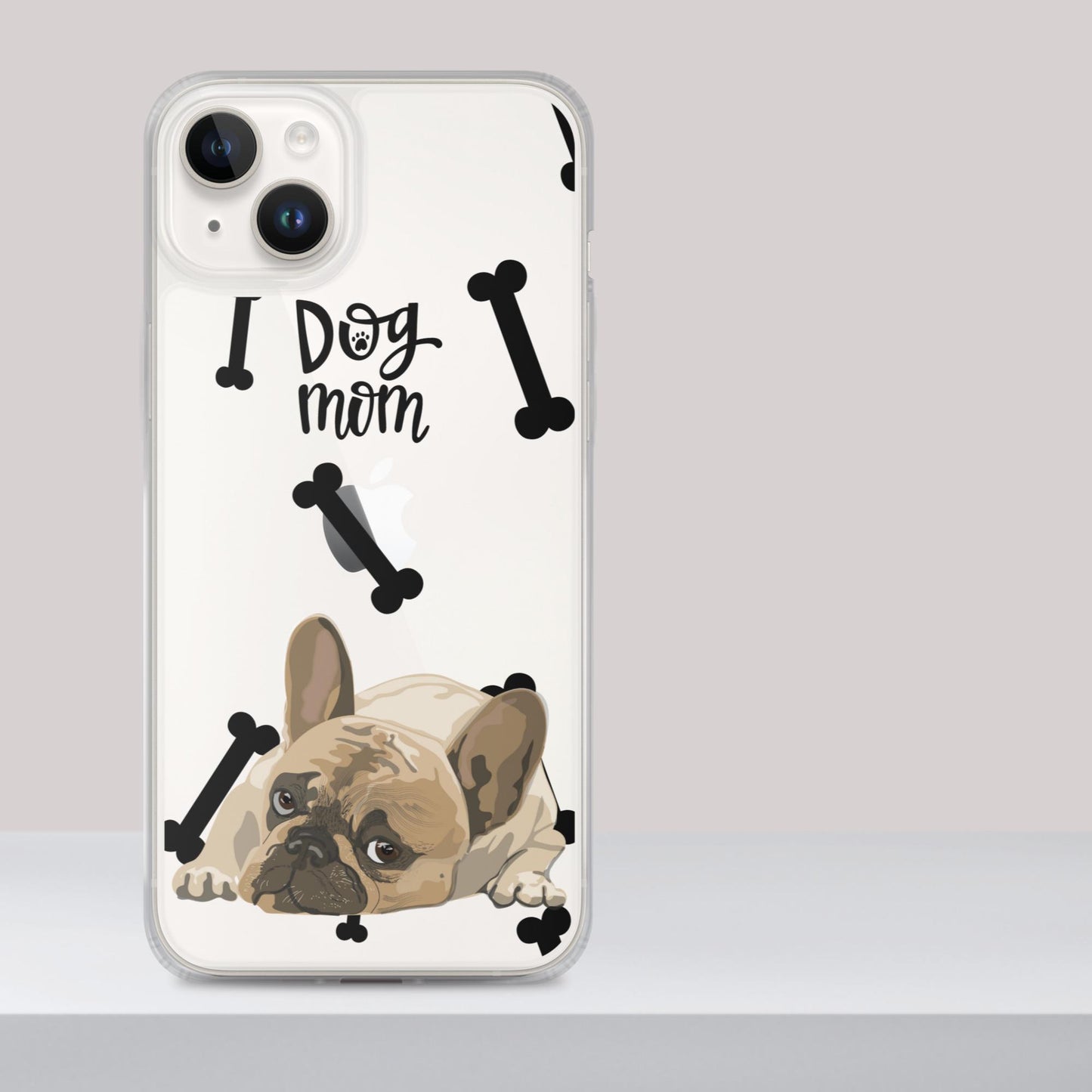 Dog Mom, Perfect Mom Gift, Clear Case for iPhone®