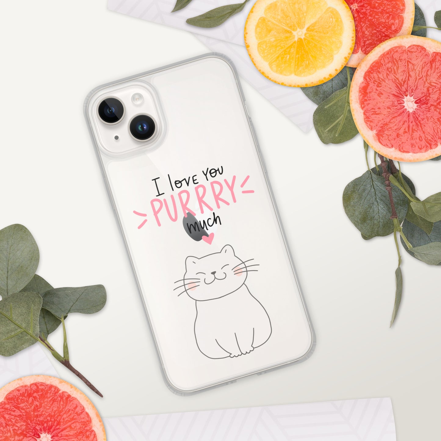 Funny, Cute Cat Clear Case for iPhone®, Perfect Gifts for Cat Lovers