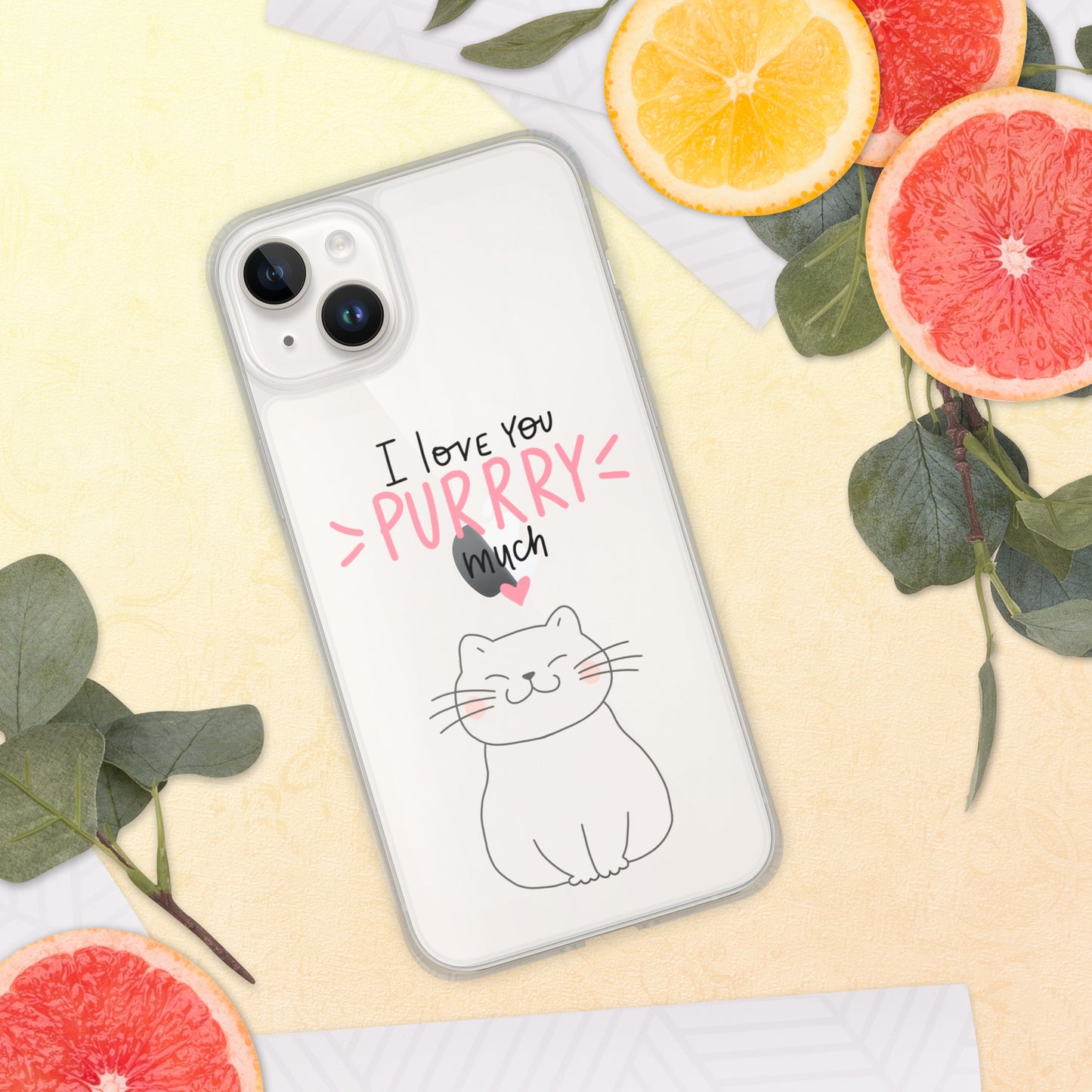 Funny, Cute Cat Clear Case for iPhone®, Perfect Gifts for Cat Lovers